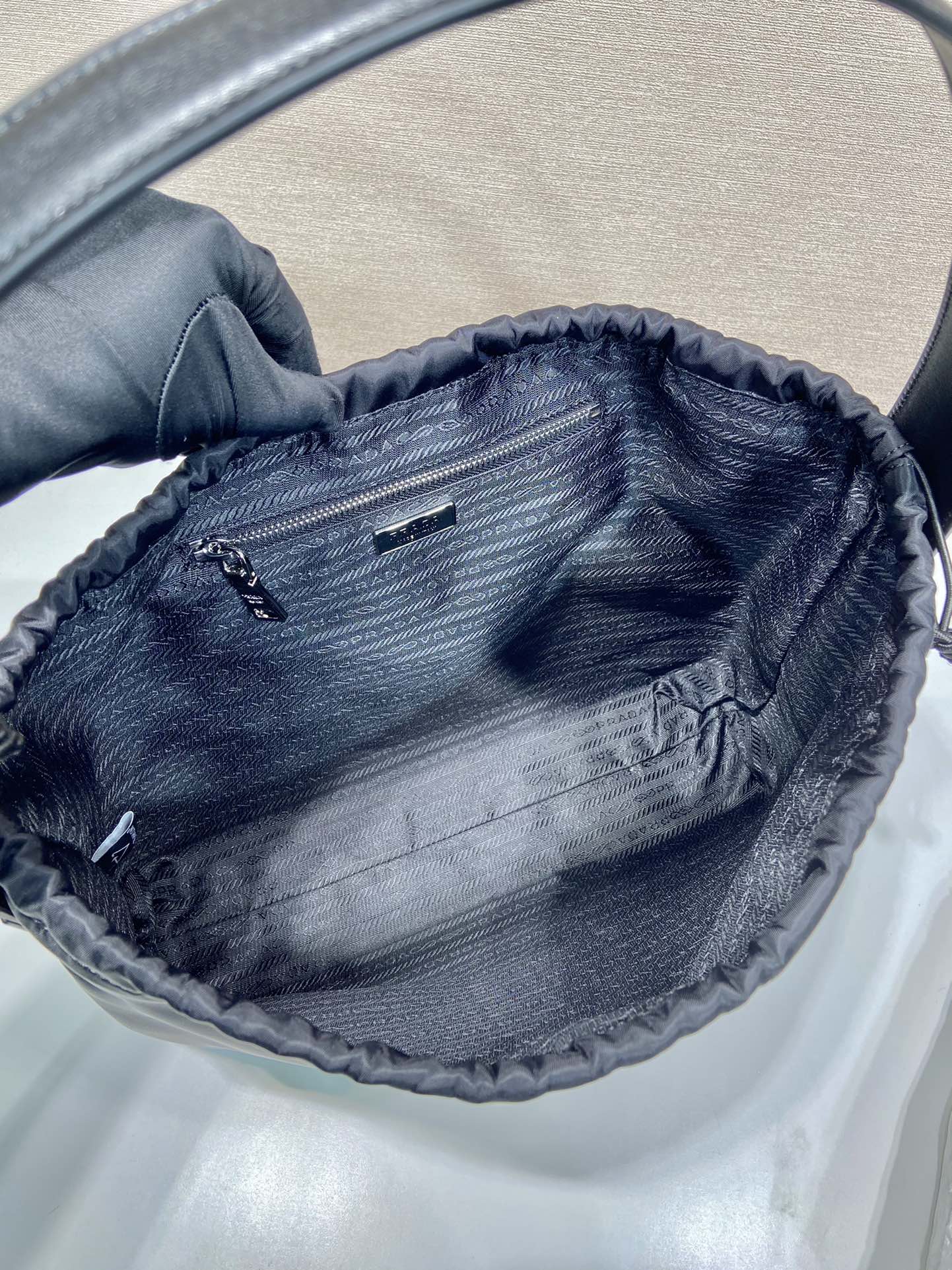 Pra*a b6250 vintage hobo bag-37*30*8cm