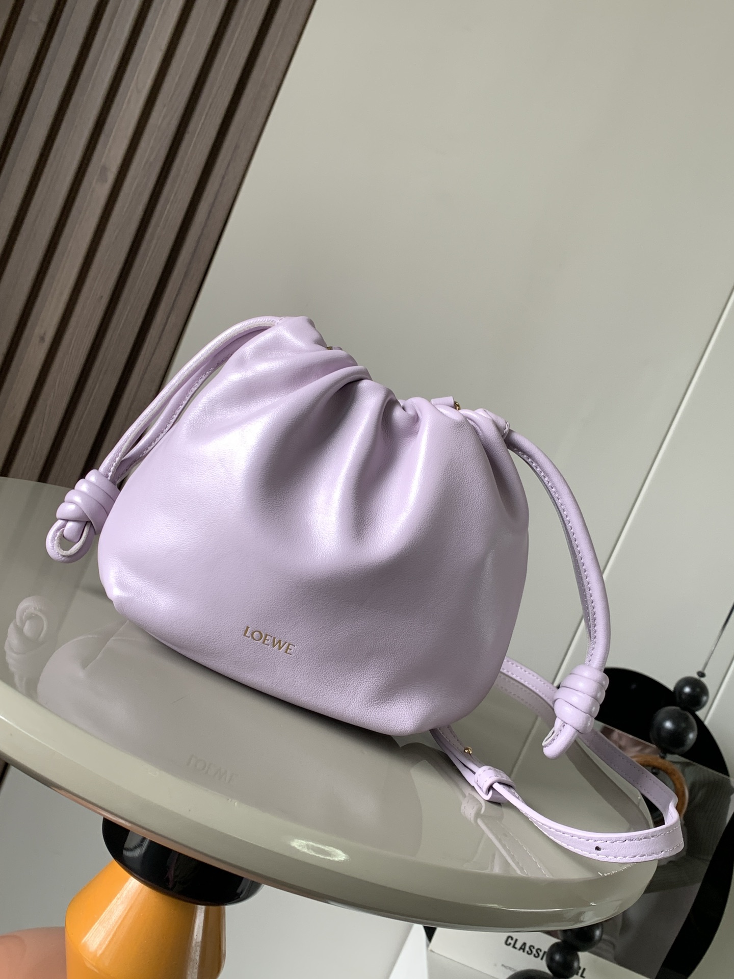 L0ew* mini flamenco purse bag-23*17*5.5cm