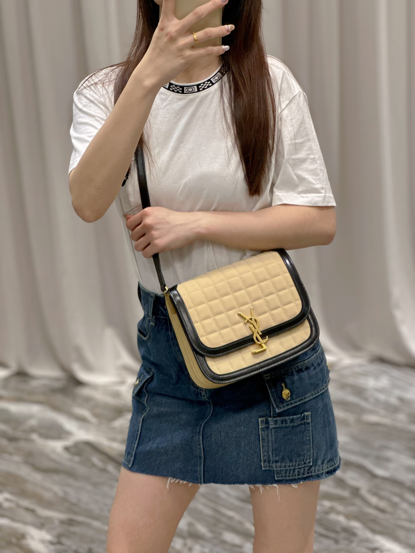 Y*L solferino box bag-19×13×5cm