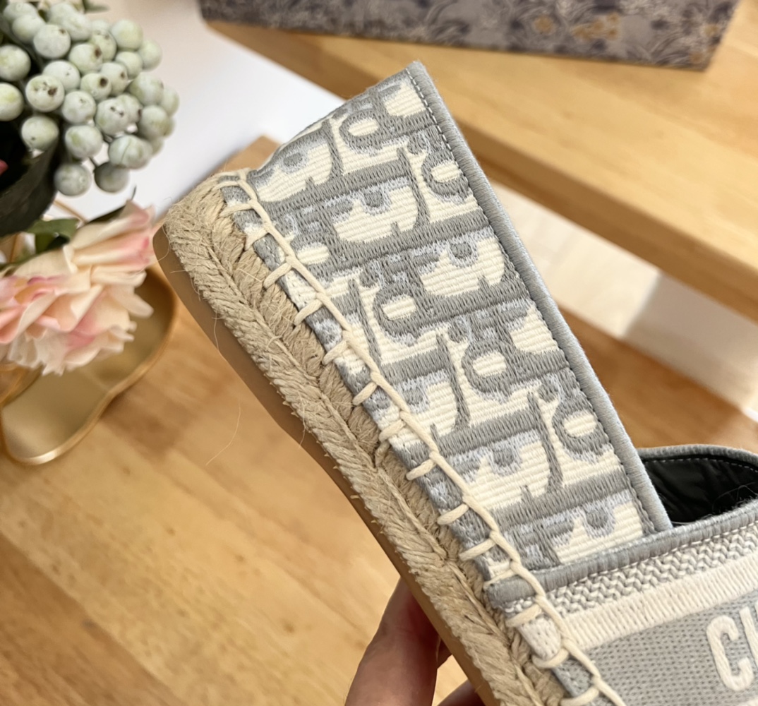 D*or oblique espadrilles