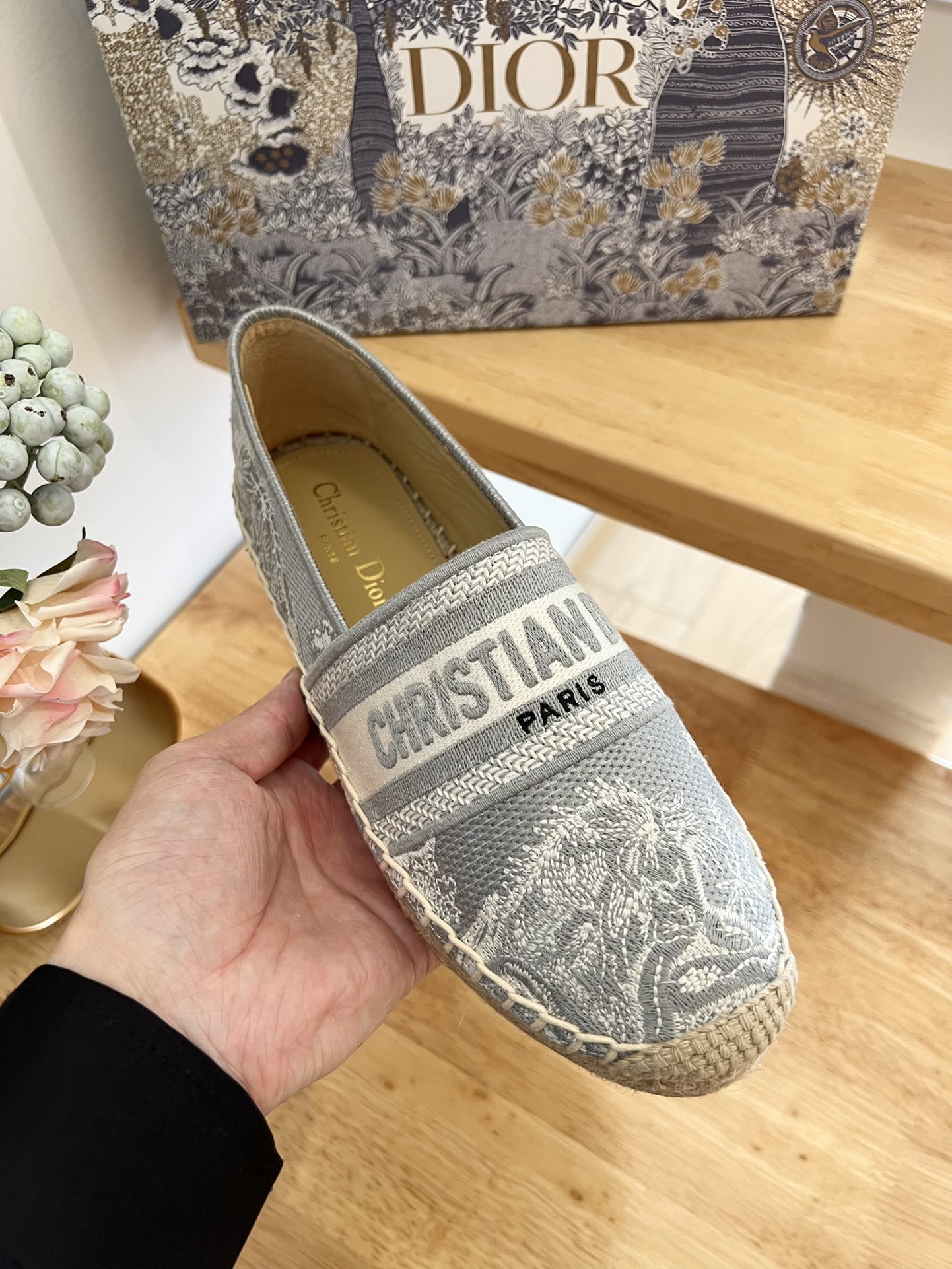 D*or oblique espadrilles