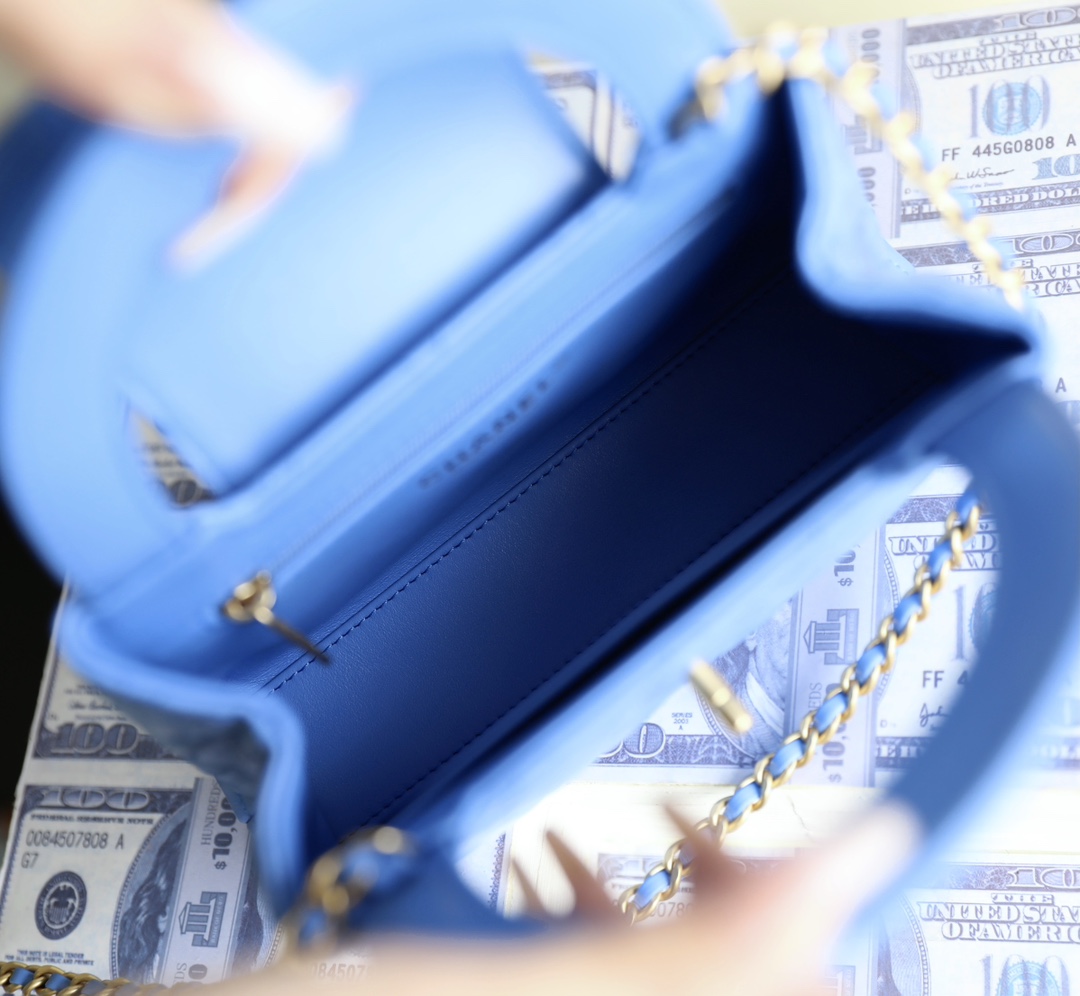 Ch@Nel Kelly Chain Bag-13*19*7CM