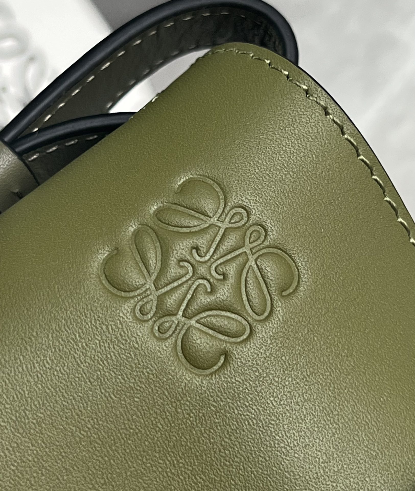 L0ew* puzzle gatedual bag-25*19*11.5cm