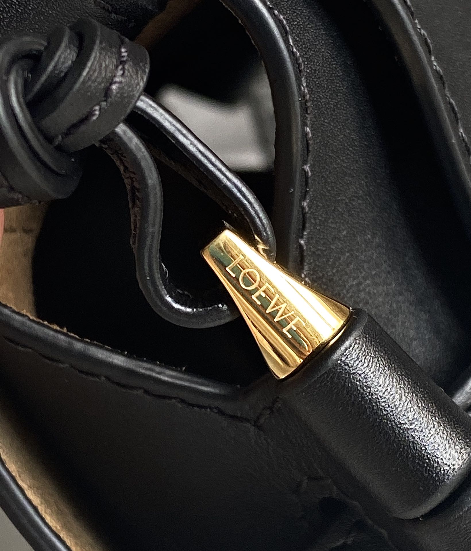 L0ew* puzzle gatedual bag-25*19*11.5cm