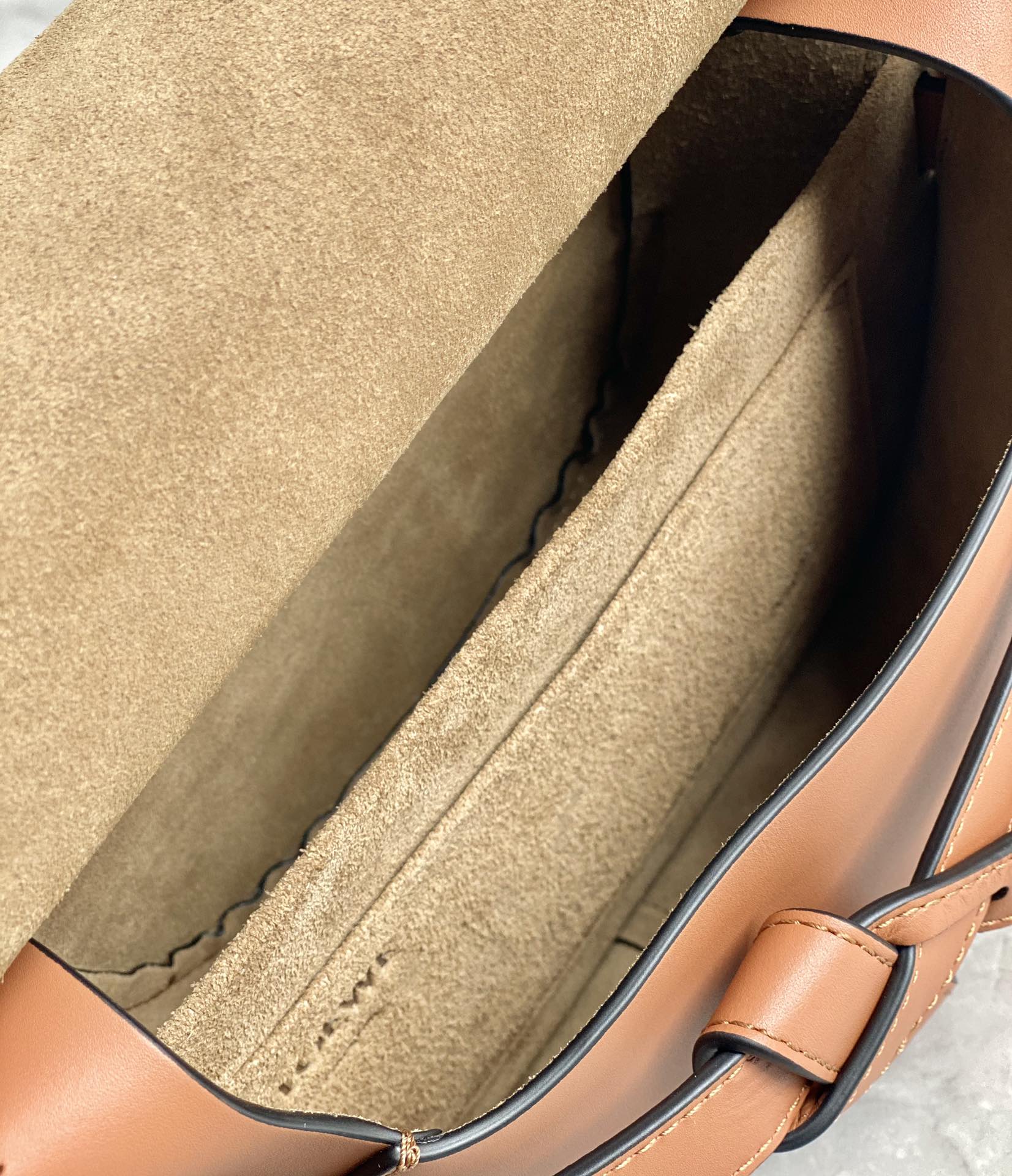 L0ew* puzzle gatedual bag-25*19*11.5cm