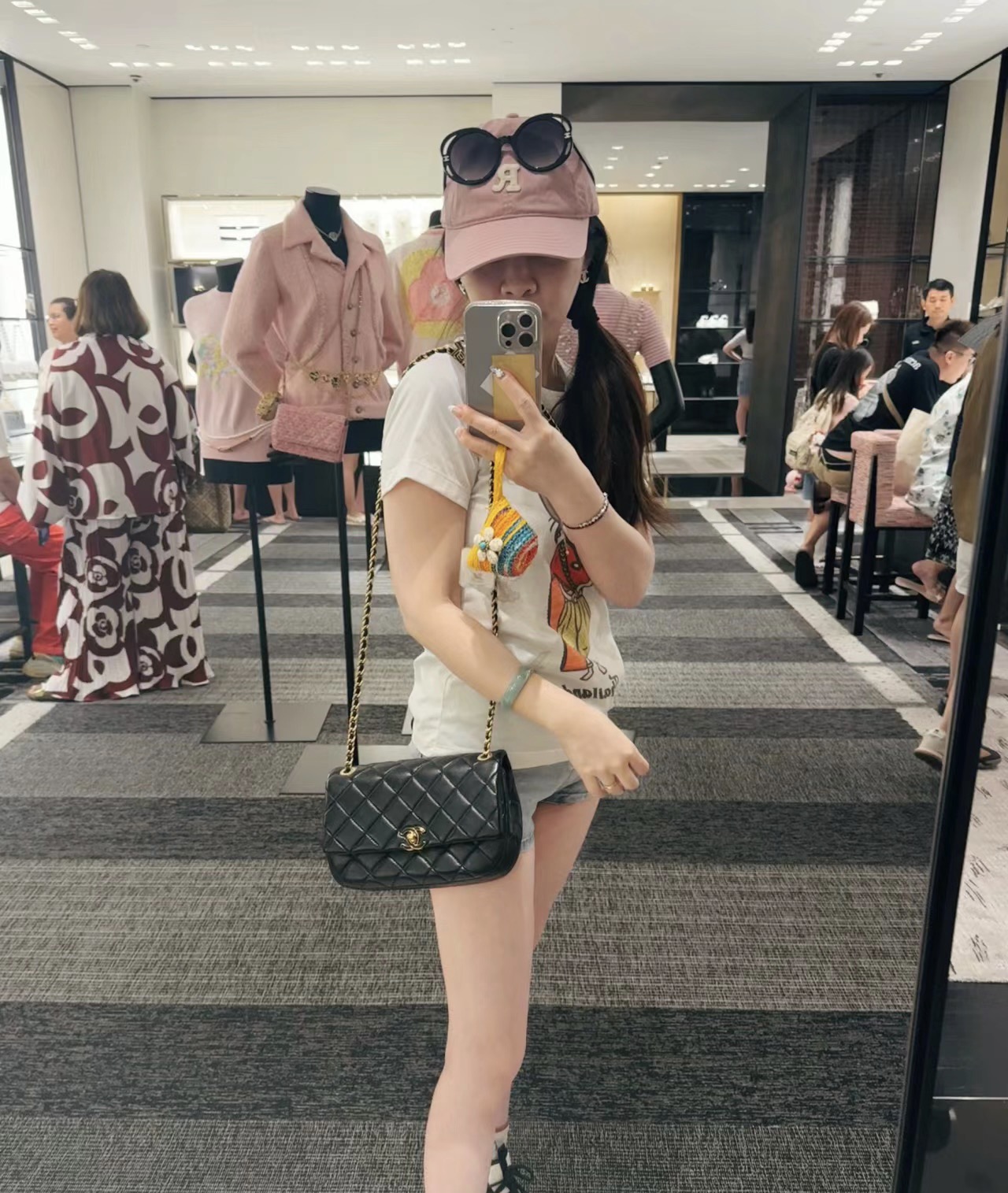 Ch@Nel Flap Bag-15.5*23*8.5CM