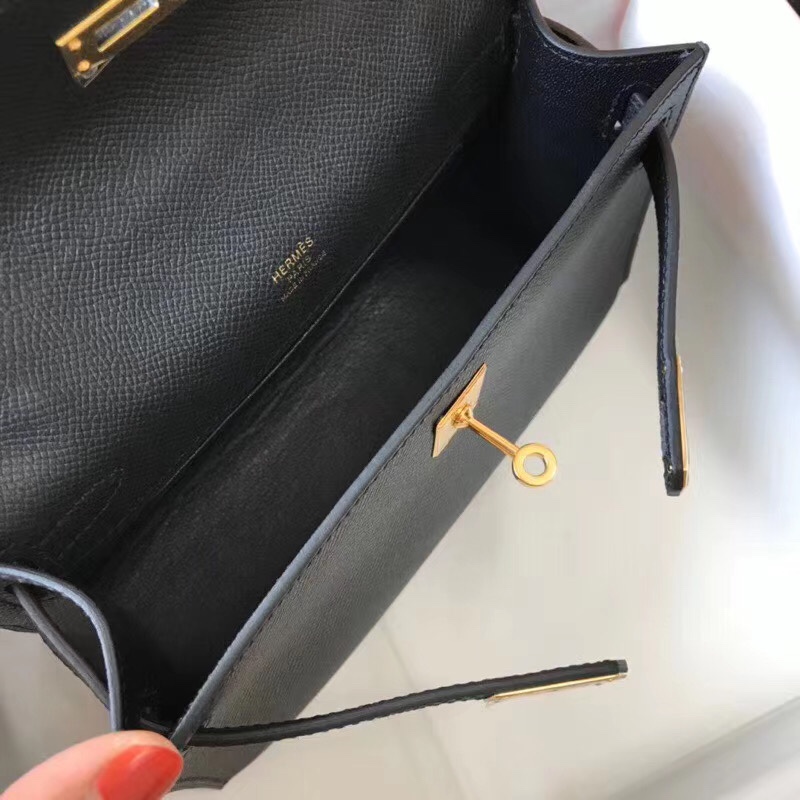 H**mes mini kelly pochette-epsom leather-22cm