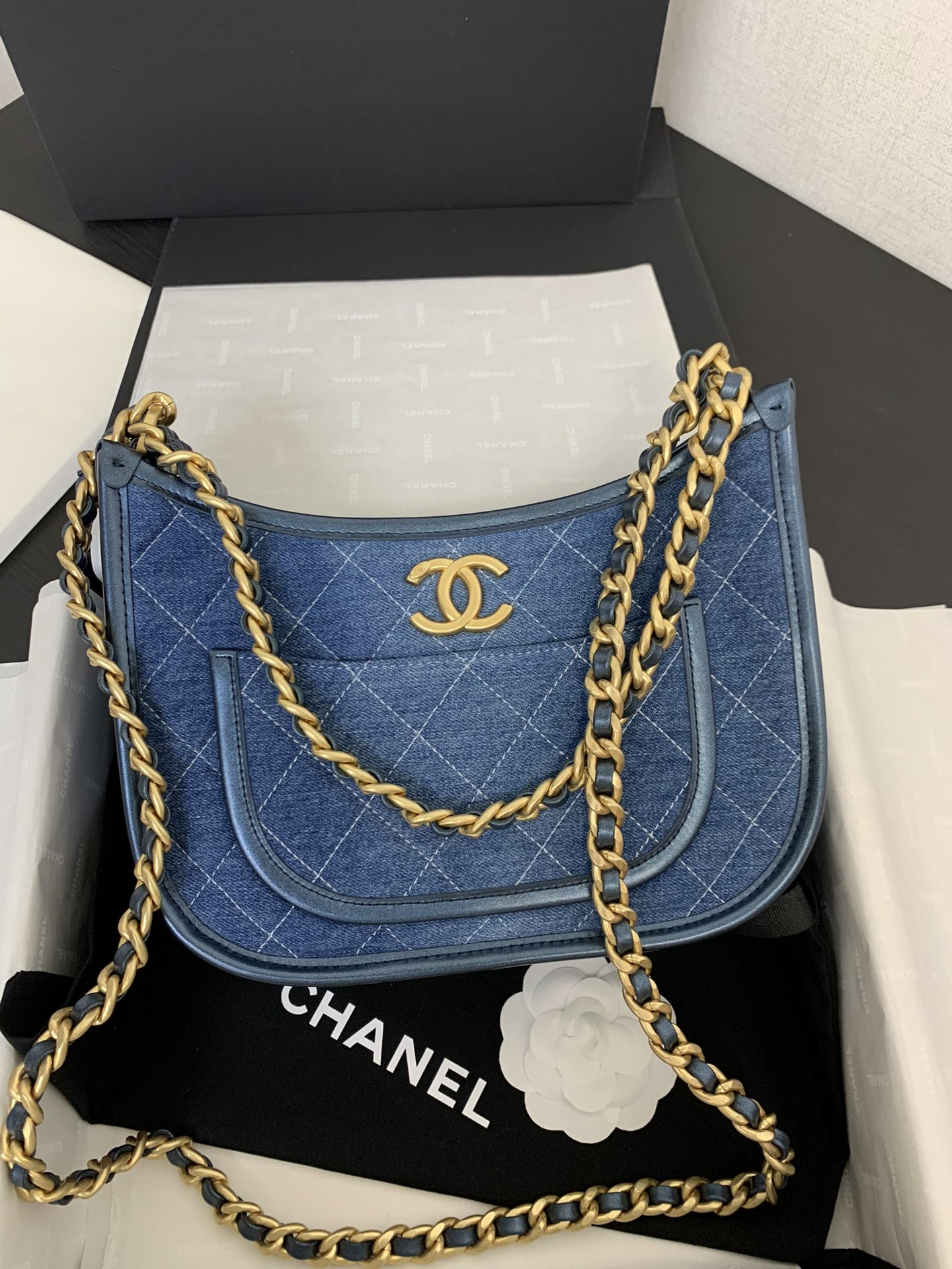 Ch@nel 2024SS Hobo Handbags-23×7×24CM