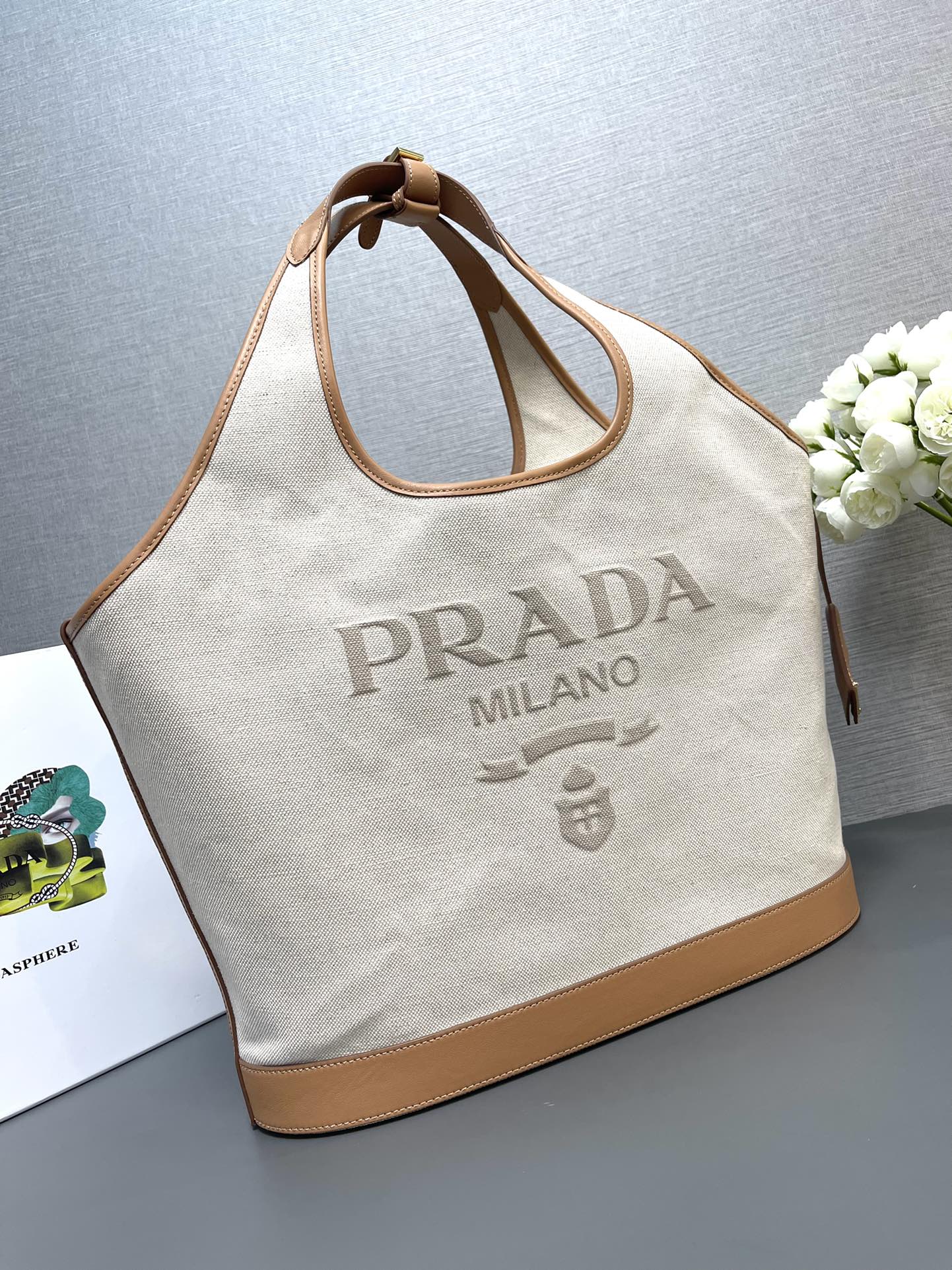 Pra*a 1bg472 tote bag-37.5Ｘ30Ｘ13cm