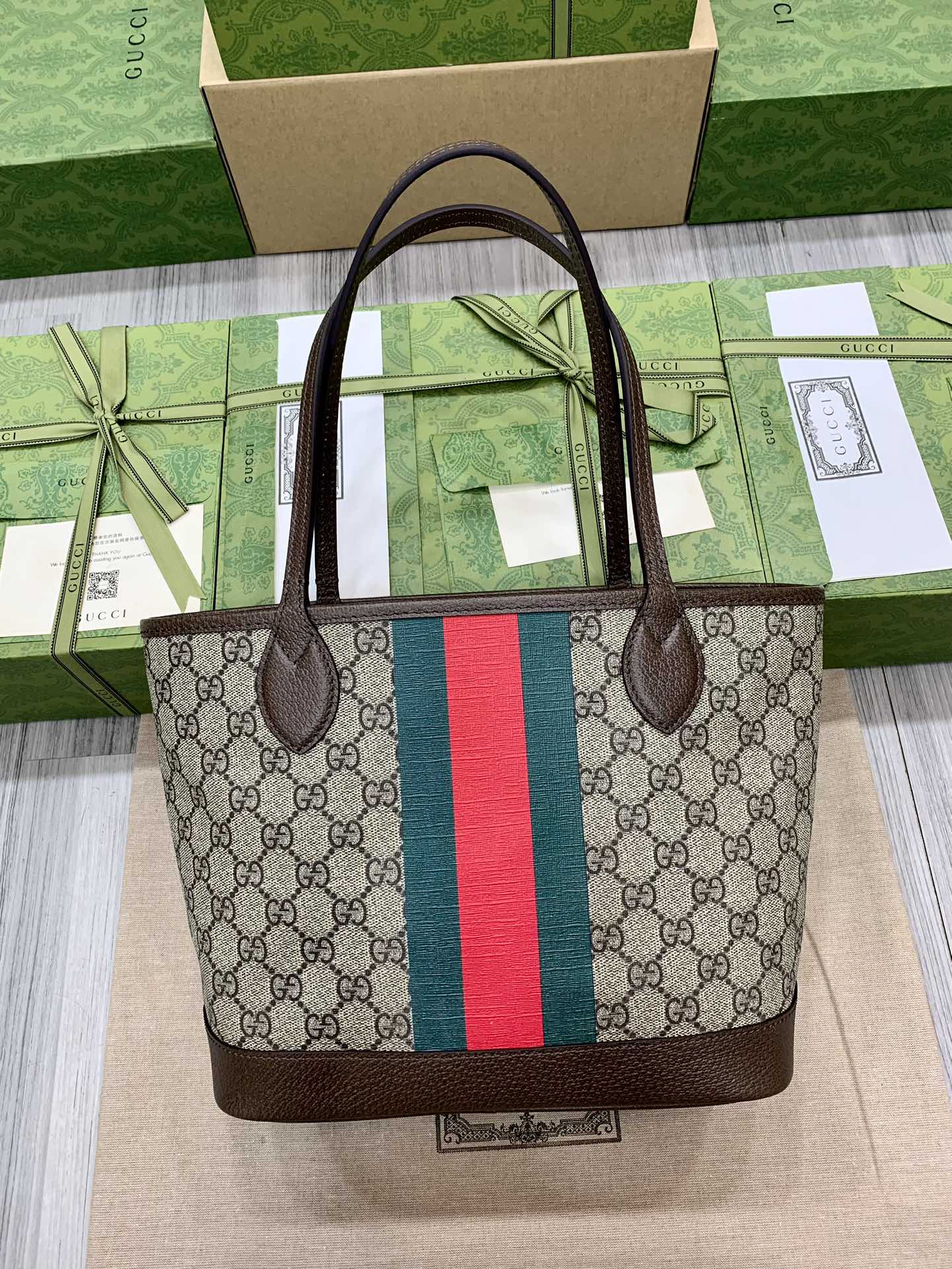 G*u*i ophidia tote bag-25 x 22 x 12m