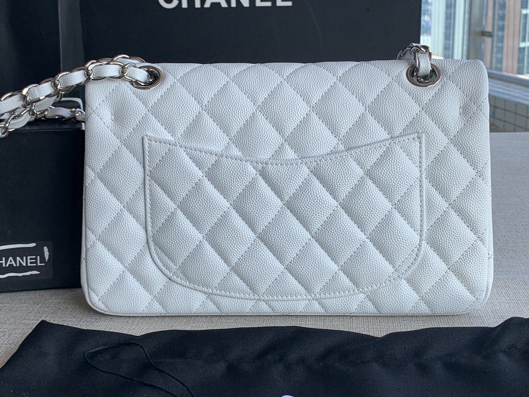 Ch@nel Flap Bag-Caviar-23CM