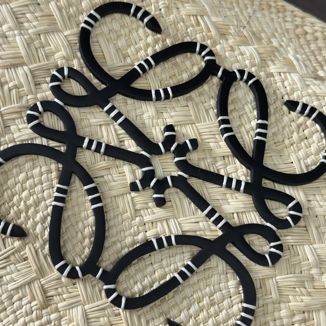 L0ew* anagram basket tote-46*27*30cm