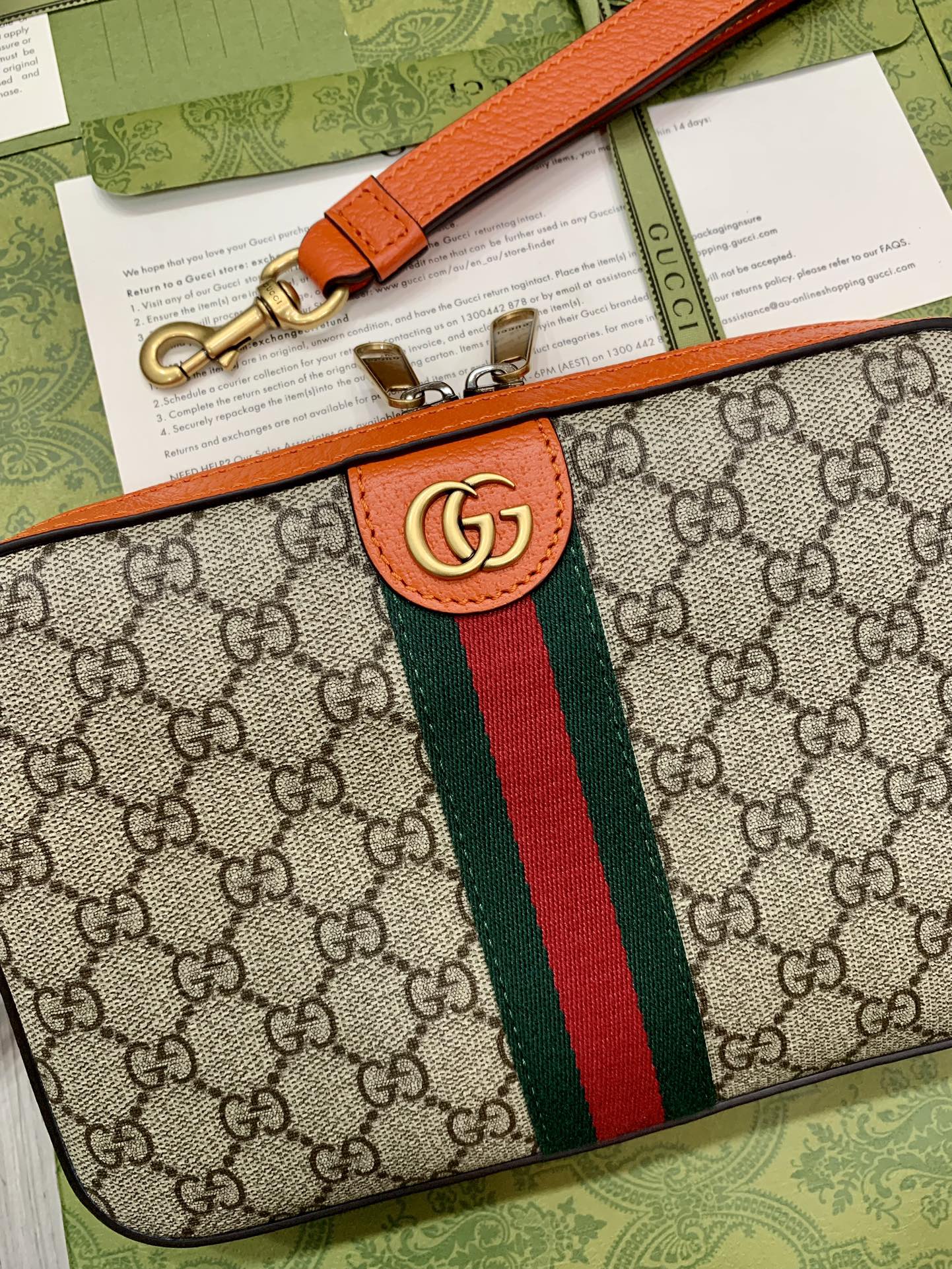 G*u*i ophidia bag-23.5x 16 x 4.5cm