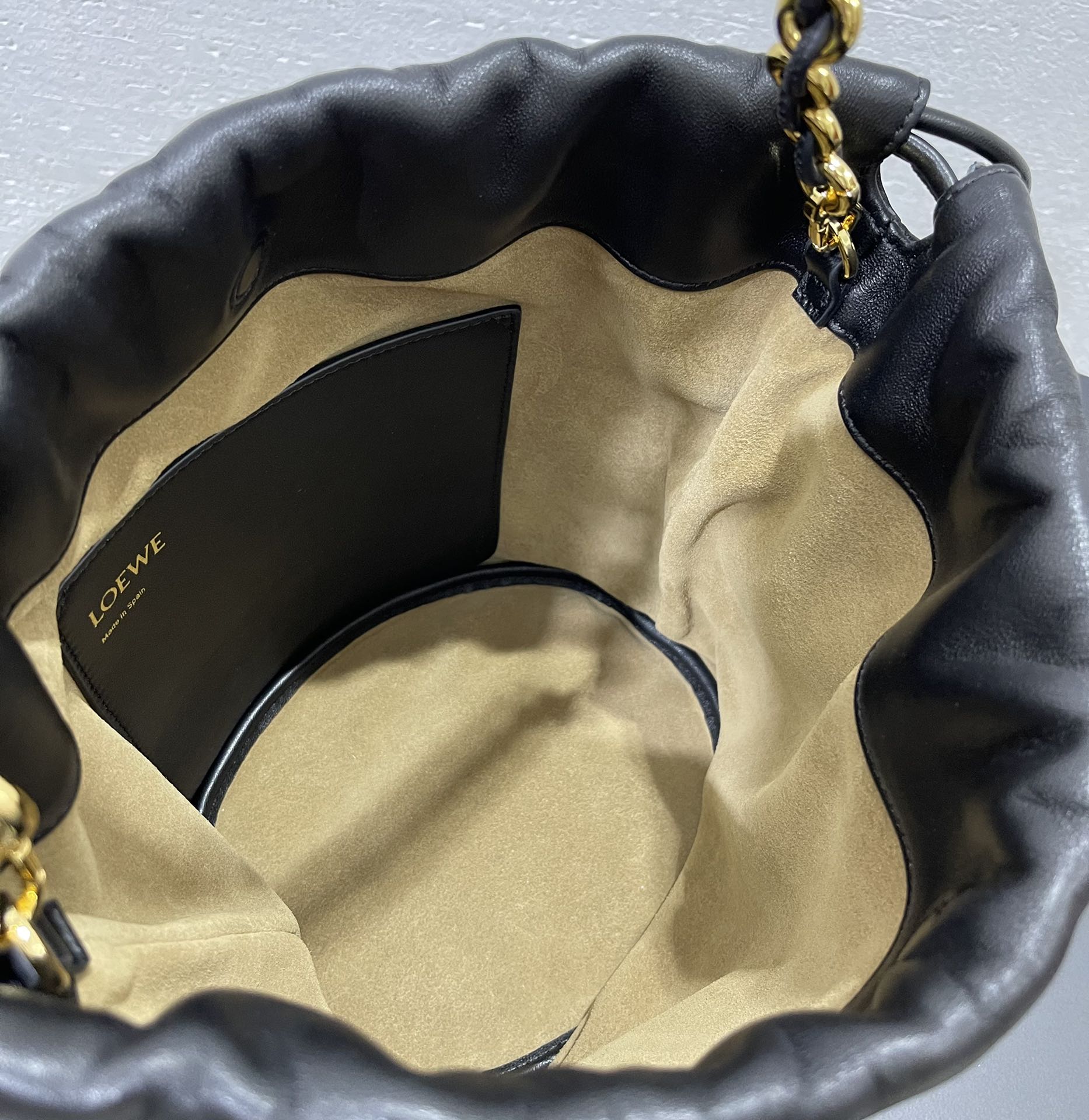 L0ew* mini flamenco purse bag-32*17*24cm