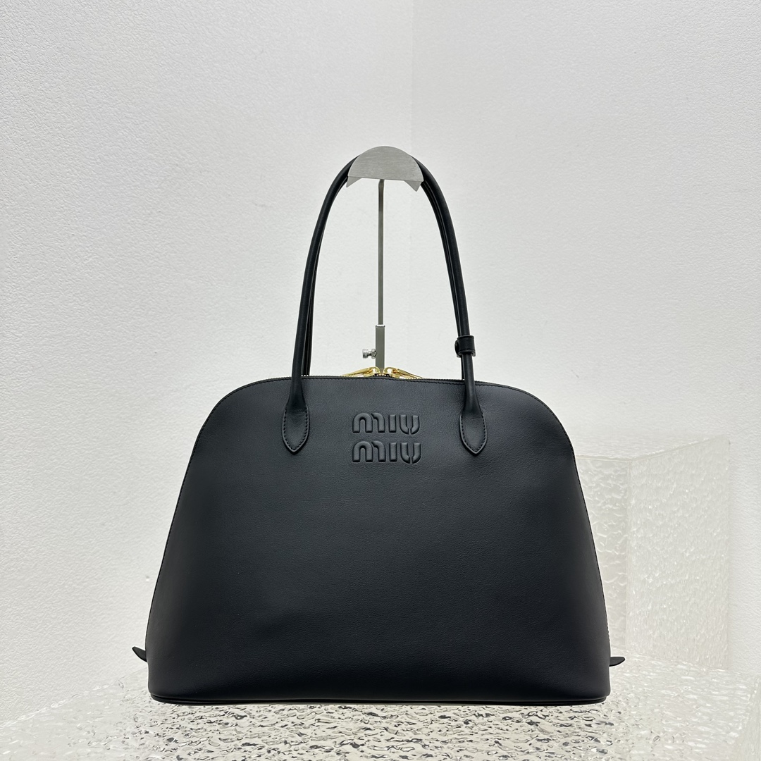 M*um*u casual style plain leather elegant style bridal logo-39*17*28cm