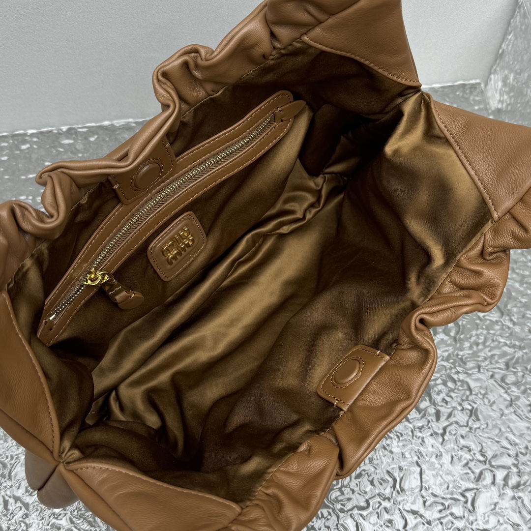 M*um*u wrinkle dumpling bag-38*19*7cm