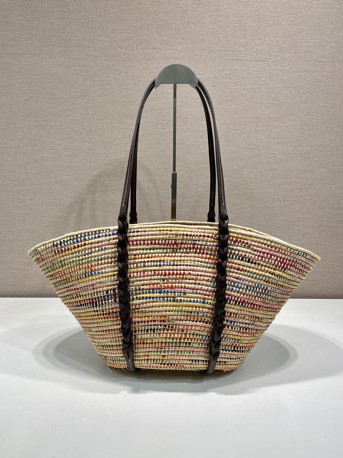 Pra*a 1bg312 basket bag-24*24*17cm