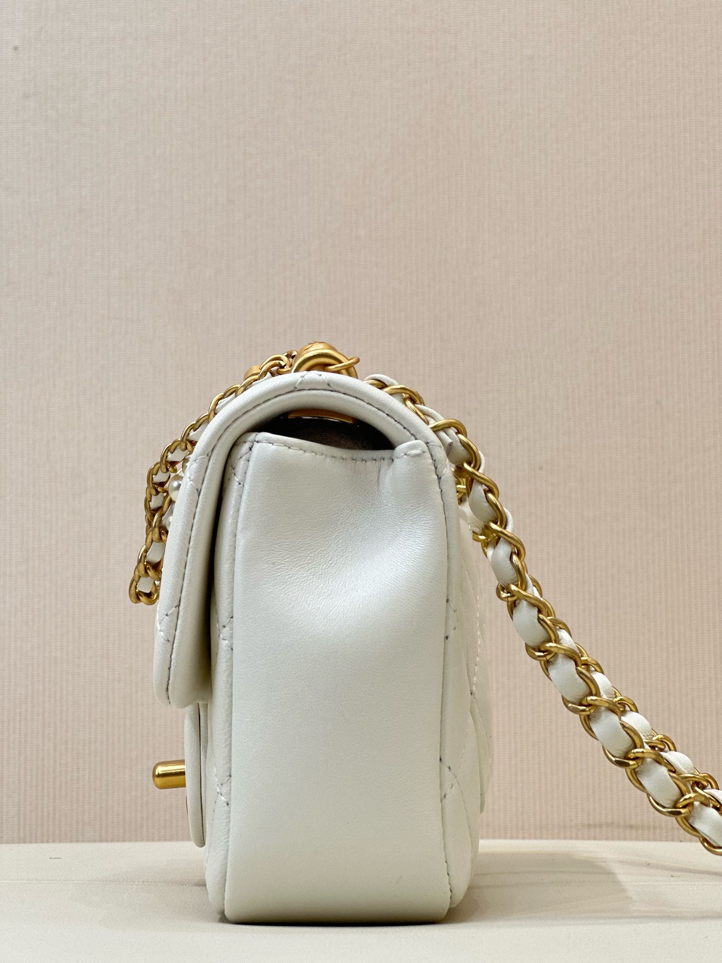 Ch@nel Flap Bag-12.5*17*5CM