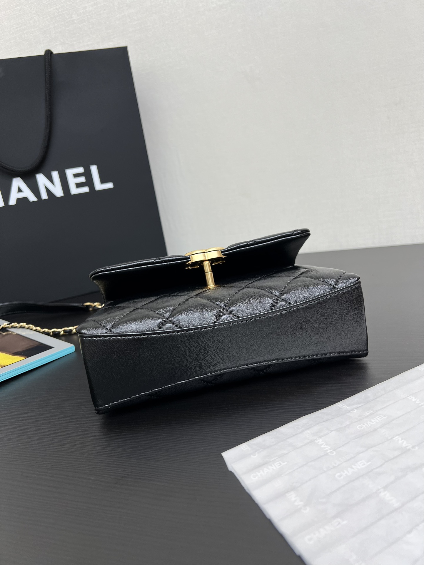 Ch@nel Flap Bag-20*12*6CM