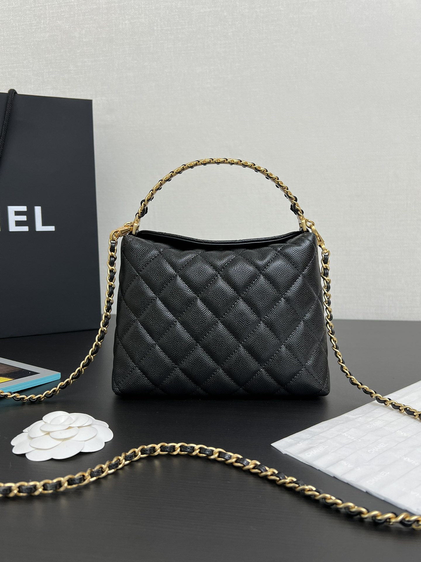 Ch@nel Lunch Box Handbag-19*14*7CM