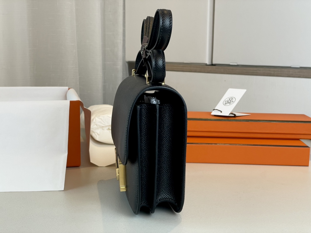 H**mes constance epsom leather-19cm