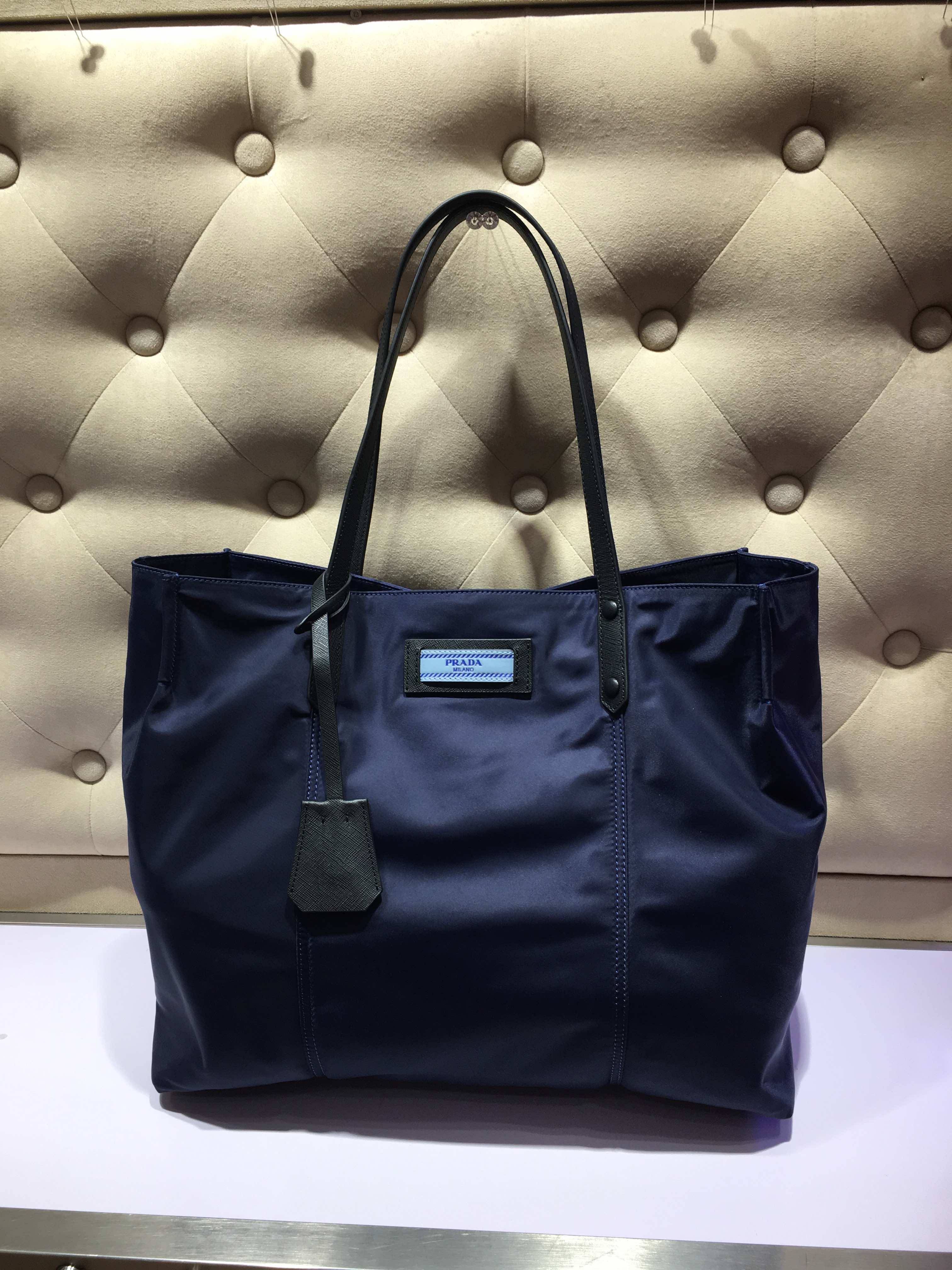 Pra*a 1bg052 tote bag-40*34*16cm