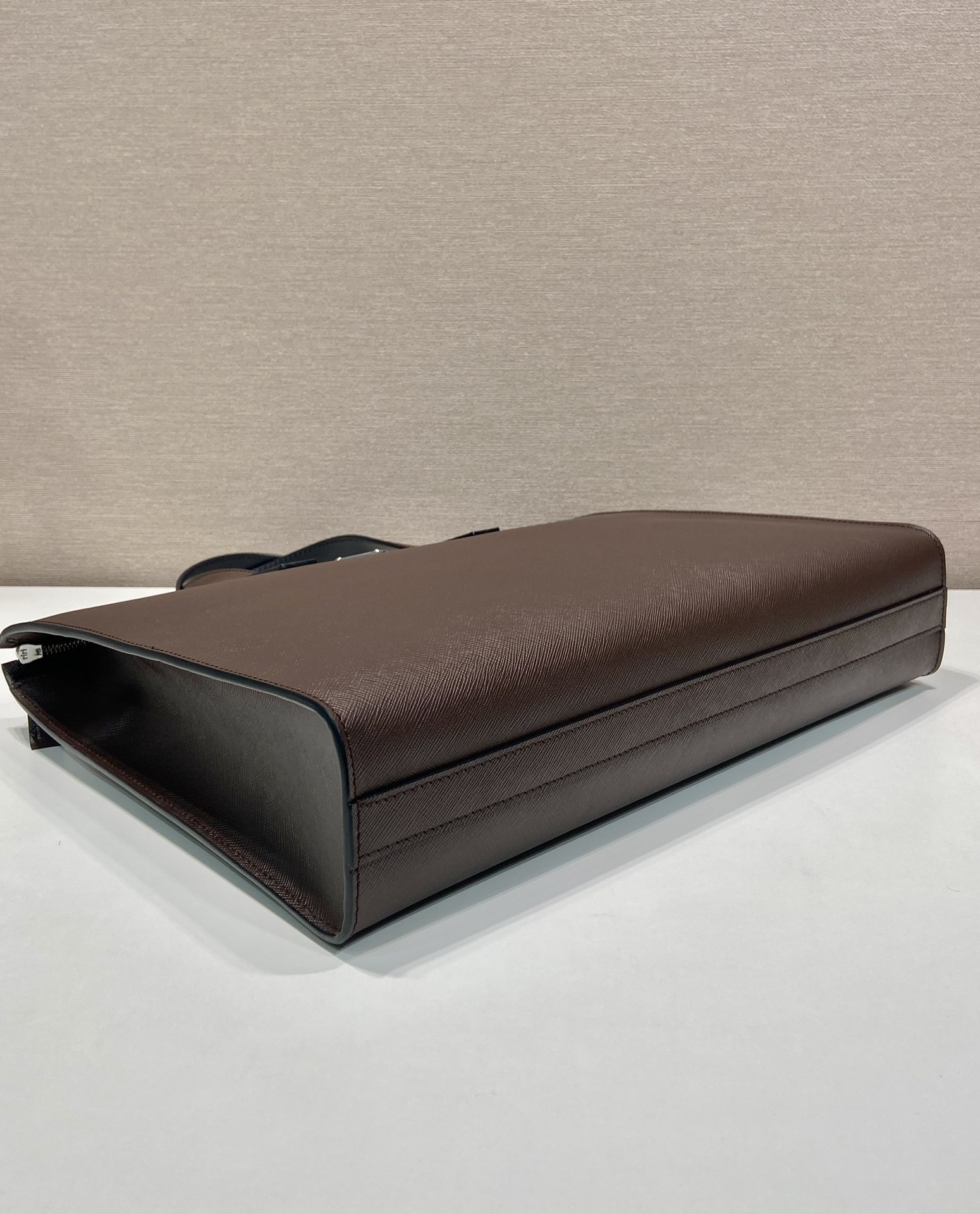 Pra*a 2vg039 saffiano leather tote bag-40*40*9cm