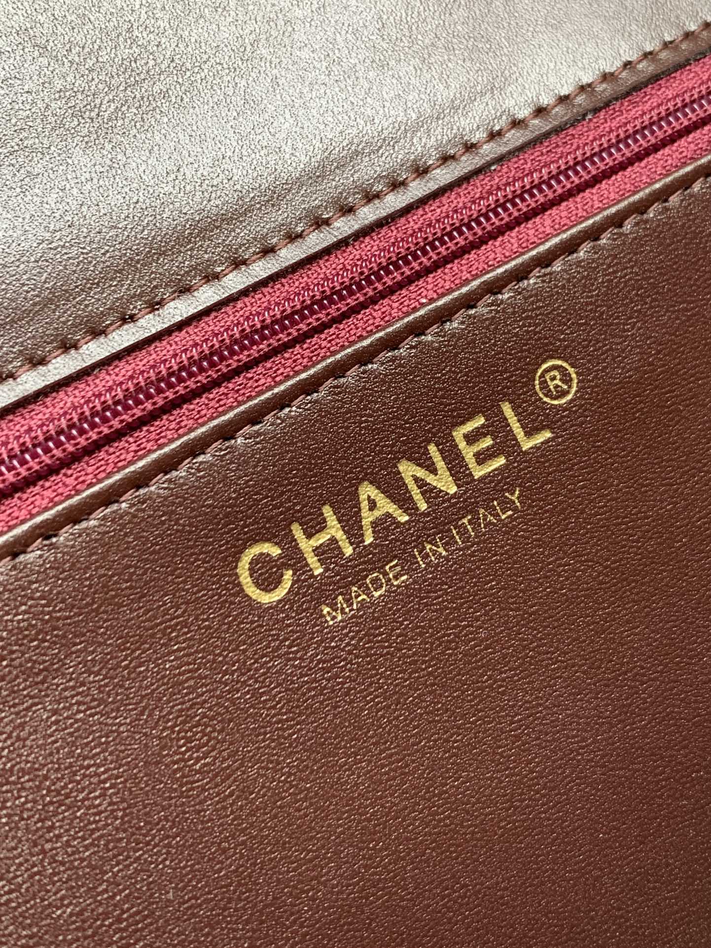 Ch@nel Flap Bag- 15.5X 24.5 X 7CM