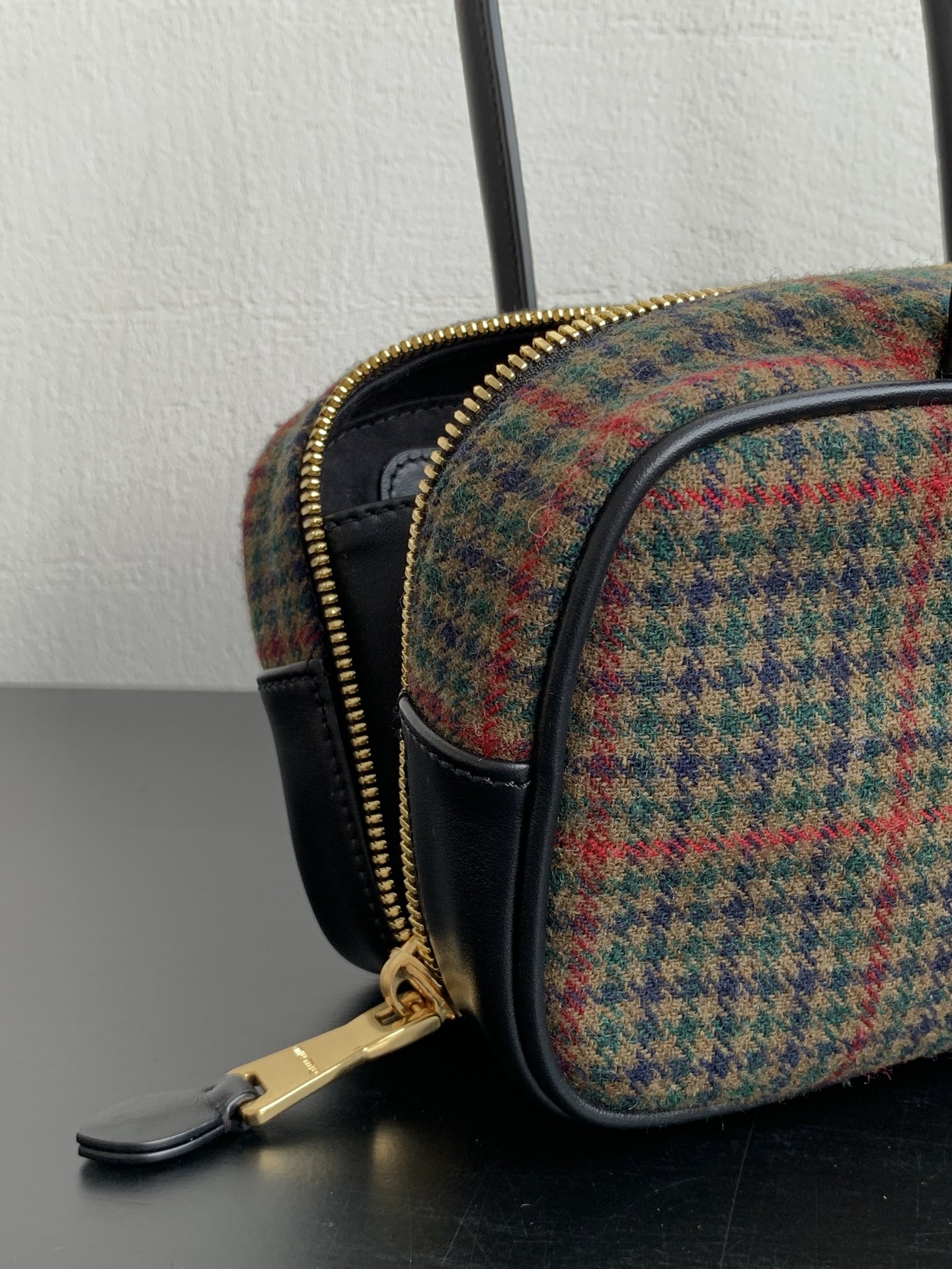 M1um1u Beau Top-Handle Tratan Bag -27×12×9CM