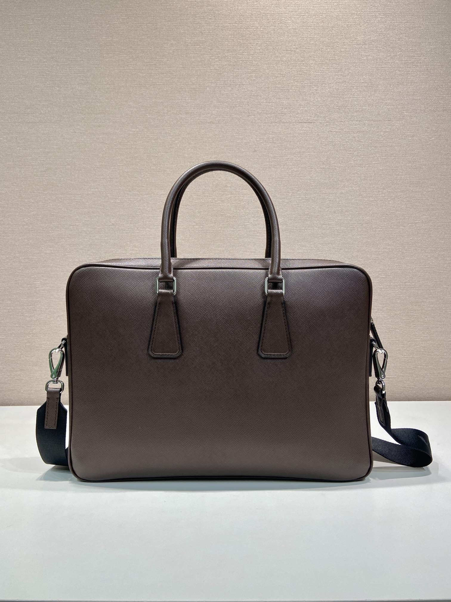 Pra*a | saffiano leather work bag-2ve022-36*28*6.5cm