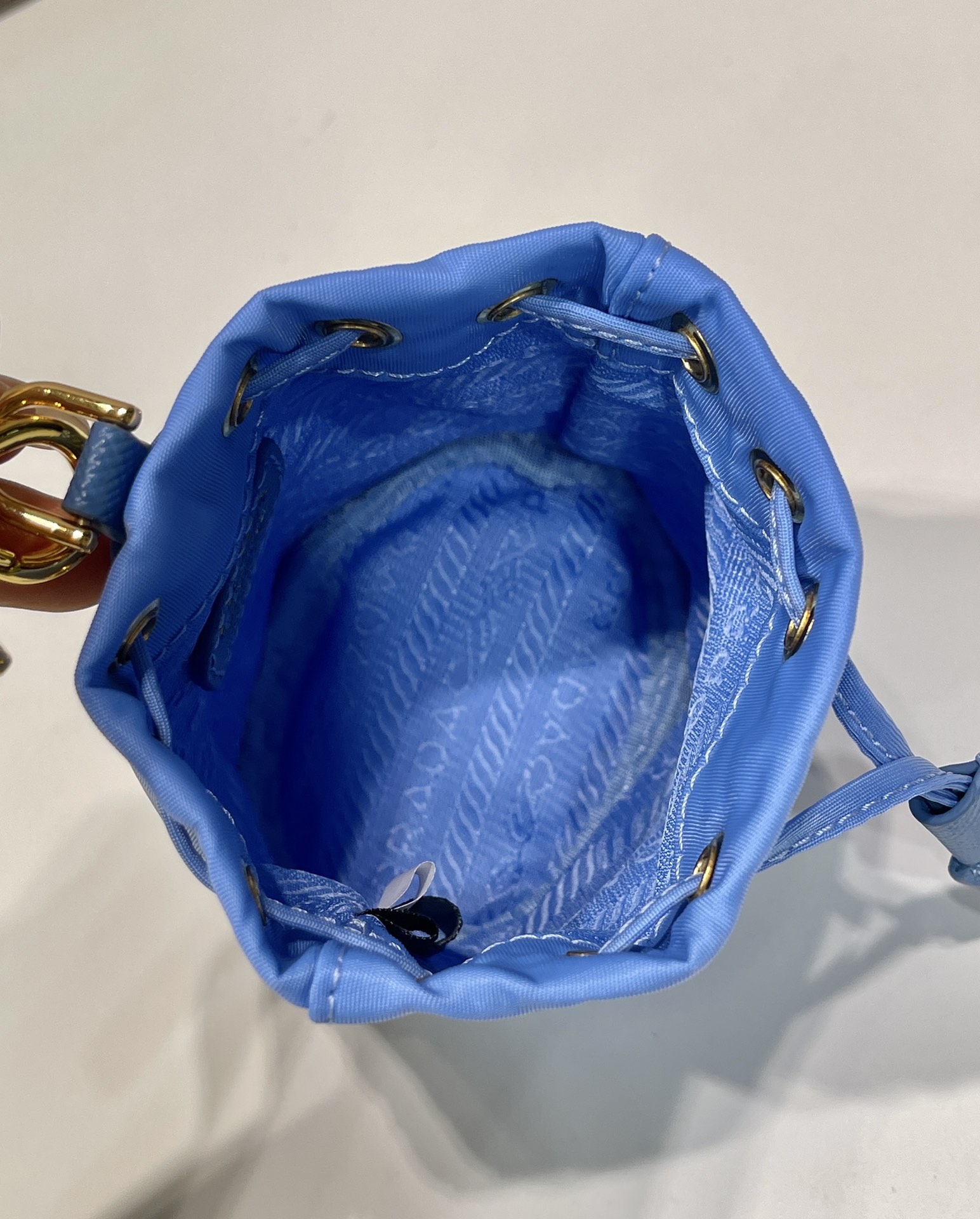 Pra*a 1tt202 re-nylon mini bag-8.5*10.5cm