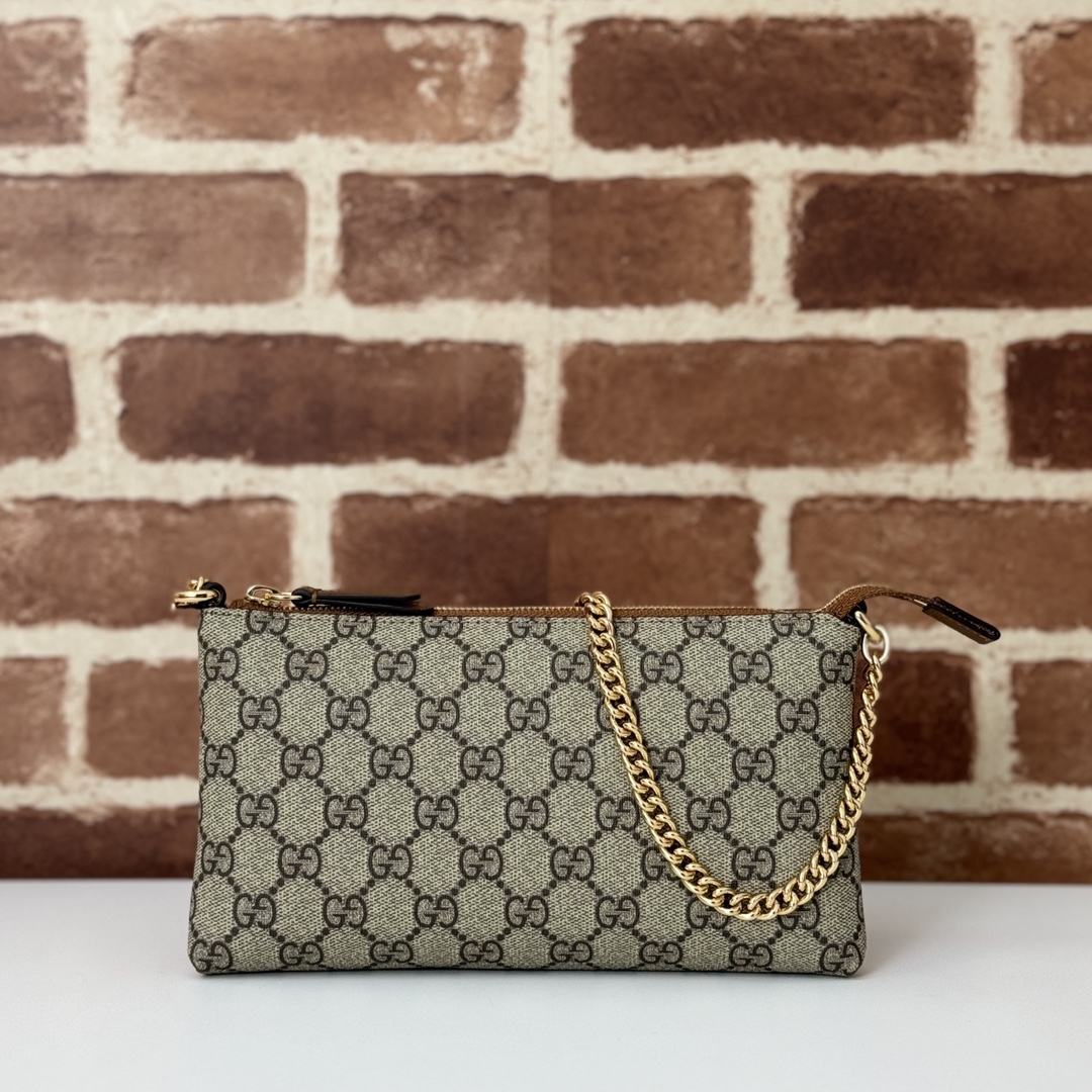 Gvc*1 GG Svp*me Monogram Wrist Wallet-22.5*13*2.5CM