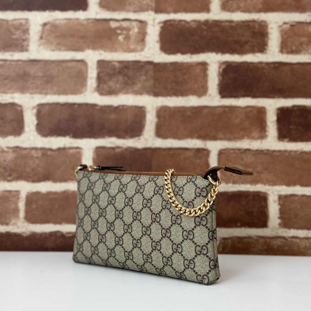 Gvc*1 GG Svp*me Monogram Wrist Wallet-22.5*13*2.5CM