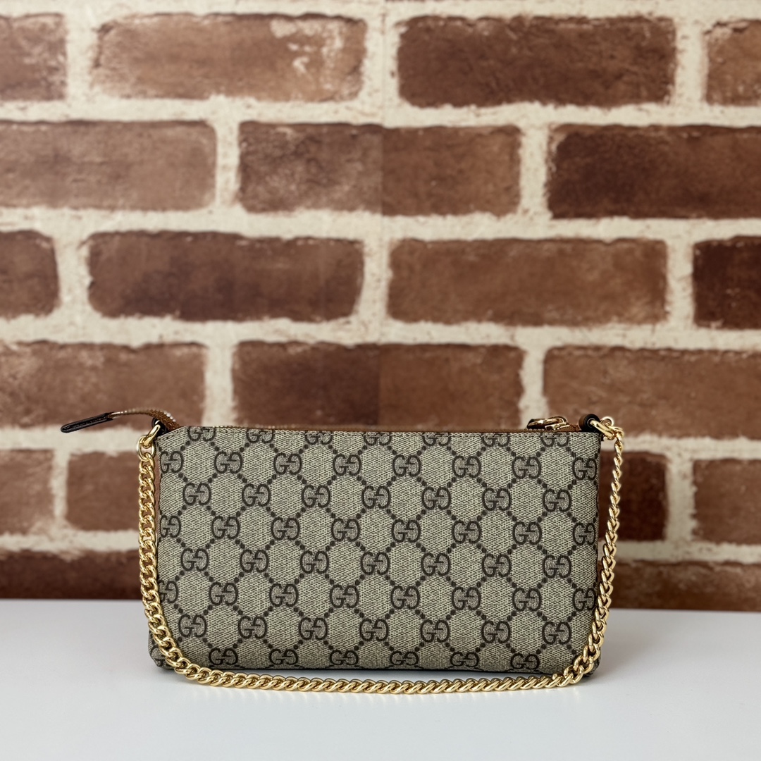 Gvc*1 GG Svp*me Monogram Wrist Wallet-22.5*13*2.5CM