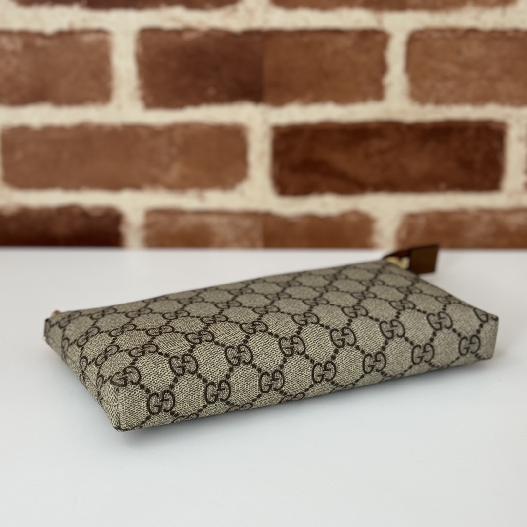 Gvc*1 GG Svp*me Monogram Wrist Wallet-22.5*13*2.5CM