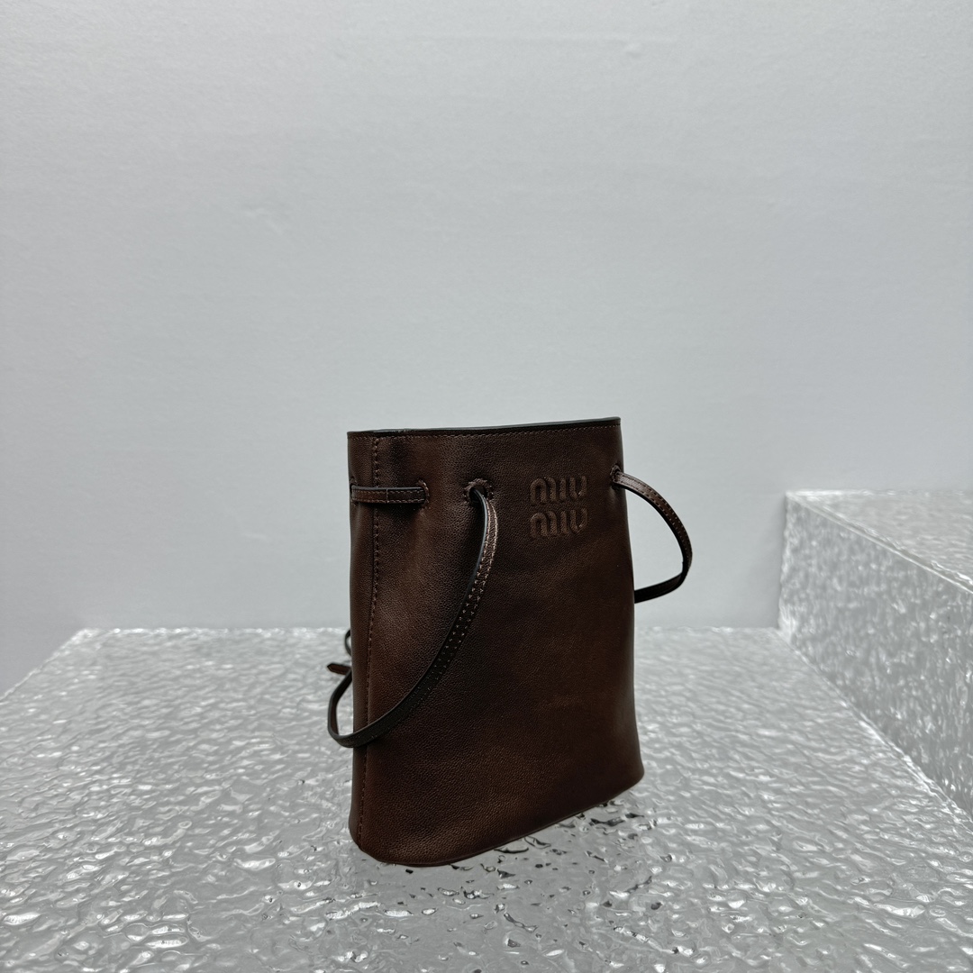 M1um1u Nappa Bag -14*17*6CM