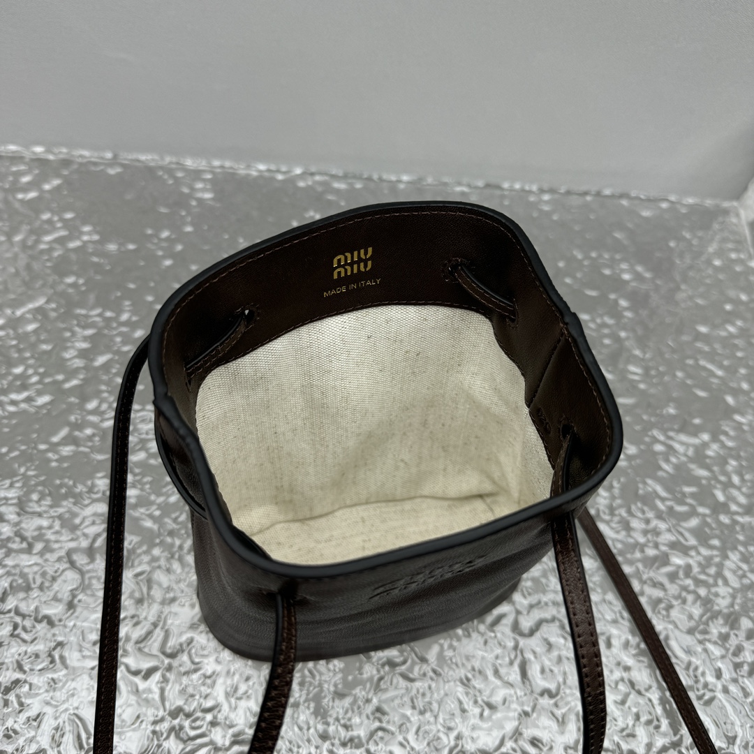M1um1u Nappa Bag -14*17*6CM