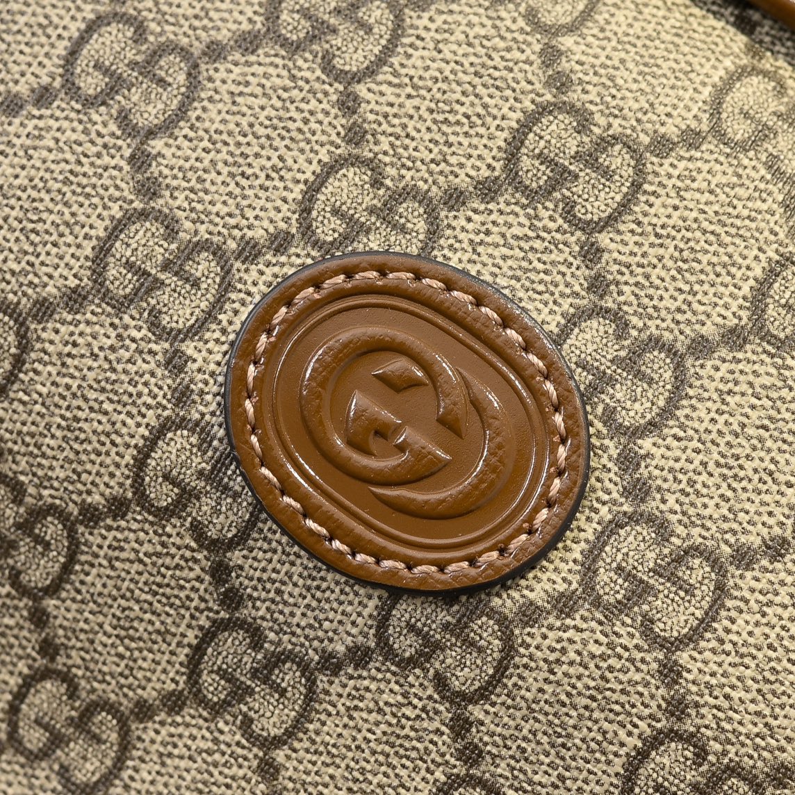 Gvc*1 backpack medium gg svp*me canvas beige/ebony-26*43*18cm