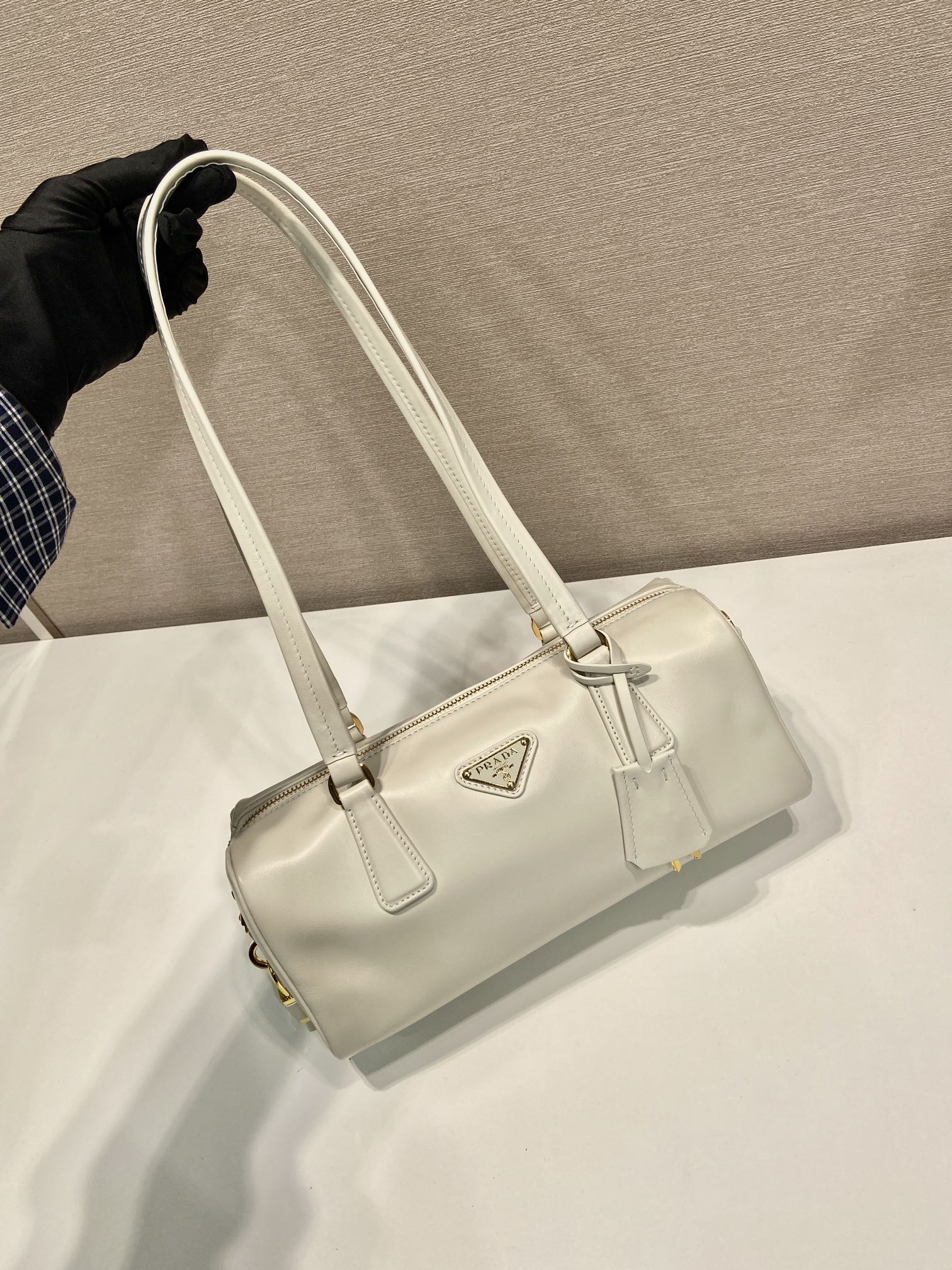 Pra*a Women Leather Handbag -1BB127-29*12.5*10CM