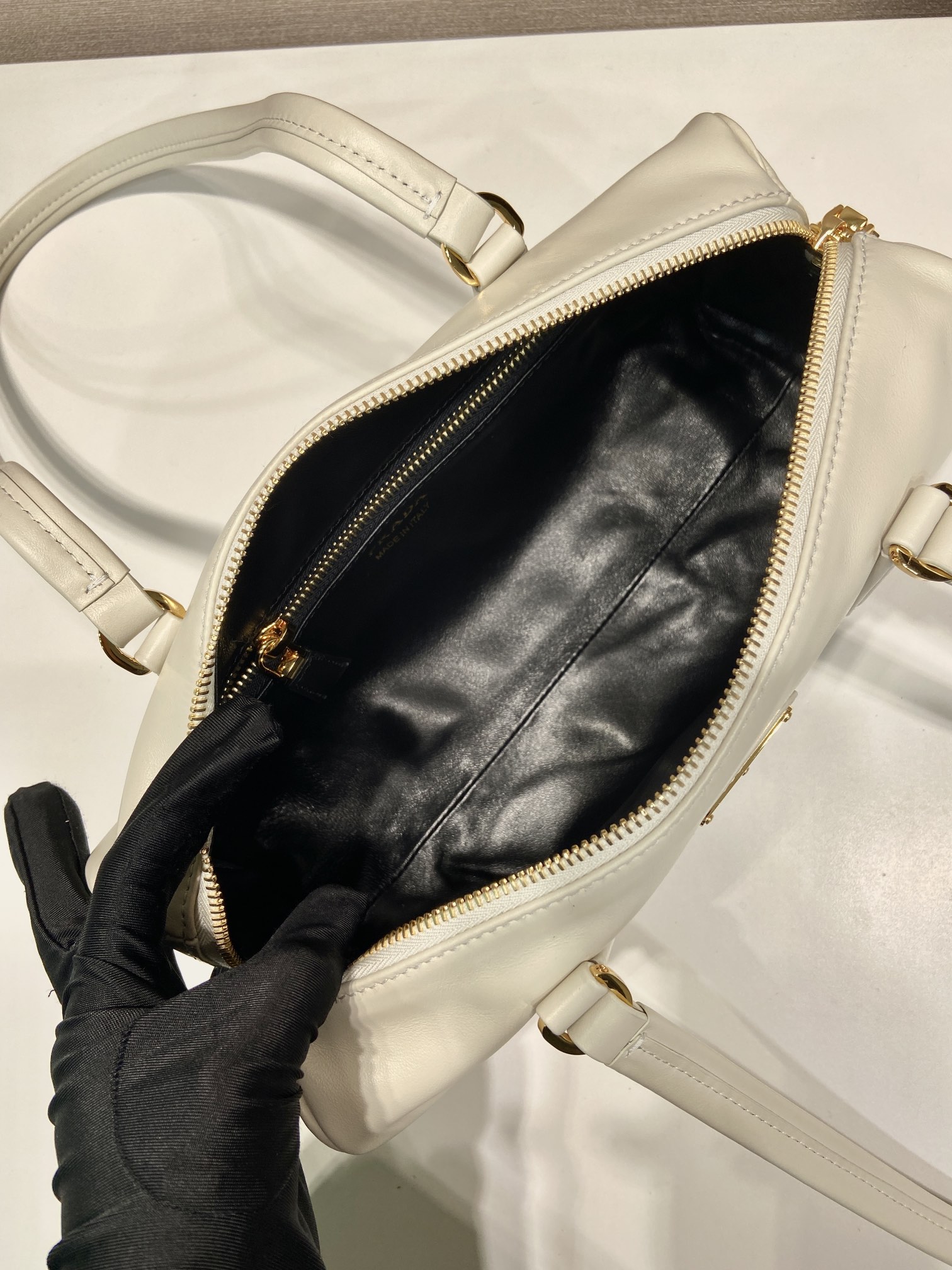Pra*a Women Leather Handbag -1BB127-29*12.5*10CM