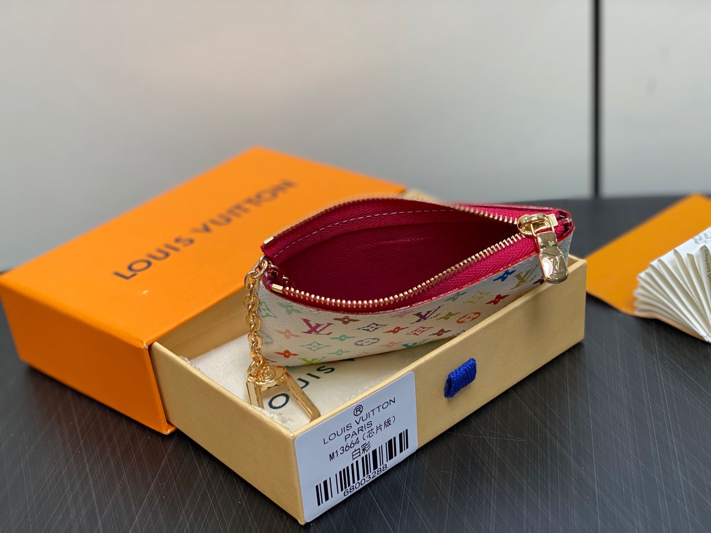 L0vis Vvtt0n Monogram Multicolor Key Pouch-M13664-12.0 x 7.0 x 1.5CM