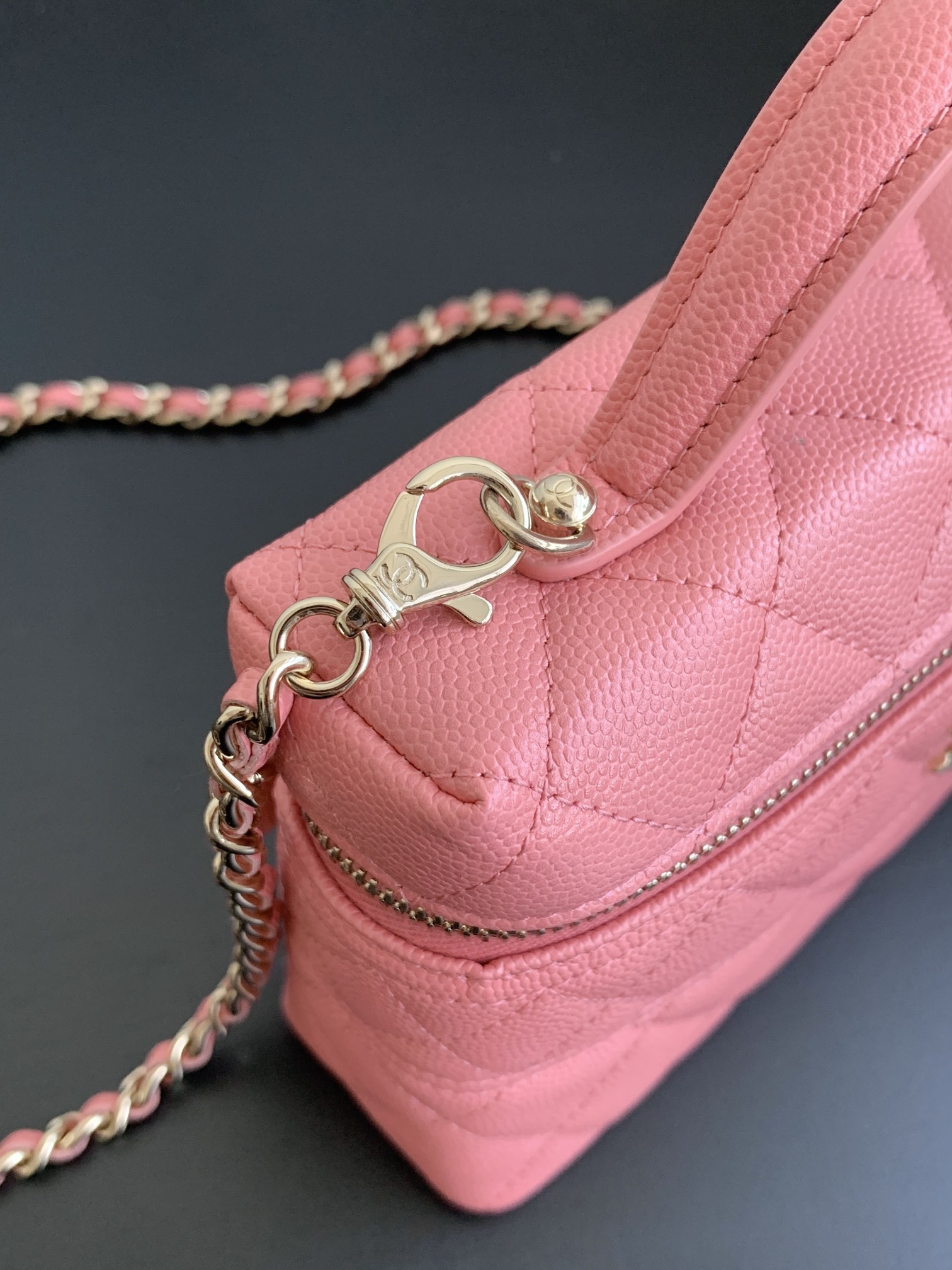 Ch@nel Cosmetic Bag-19.5×17×5CM