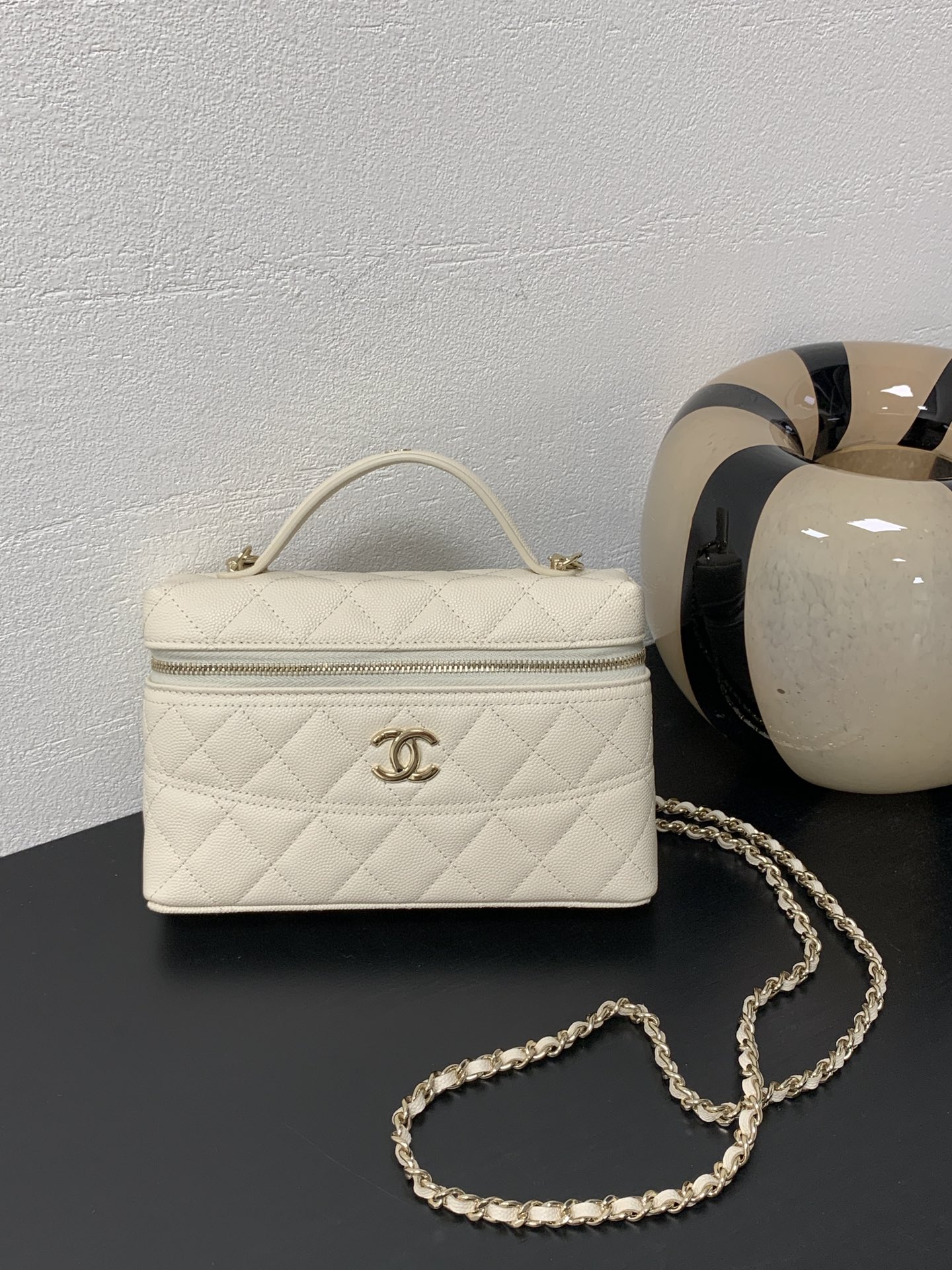 Ch@nel Cosmetic Bag-19.5×17×5CM