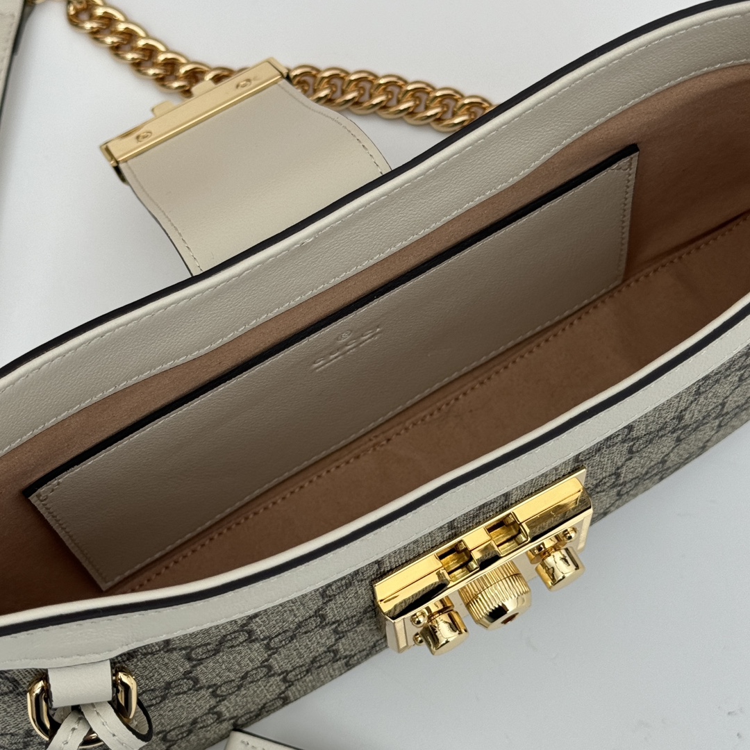 Gvc*1 Padlock Small Shoulder Bag-23.5*15*6CM
