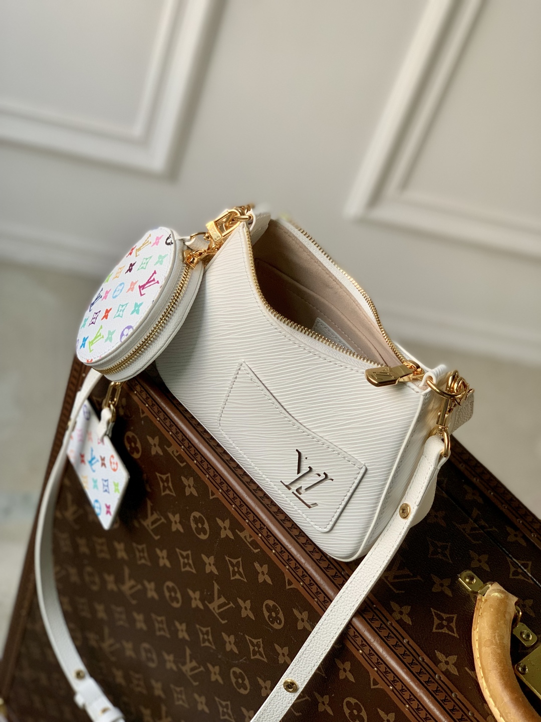 LV x TM Marellini Epi Leather - Women - Handbags-M13099-13.5 x 6.5 x 19CM
