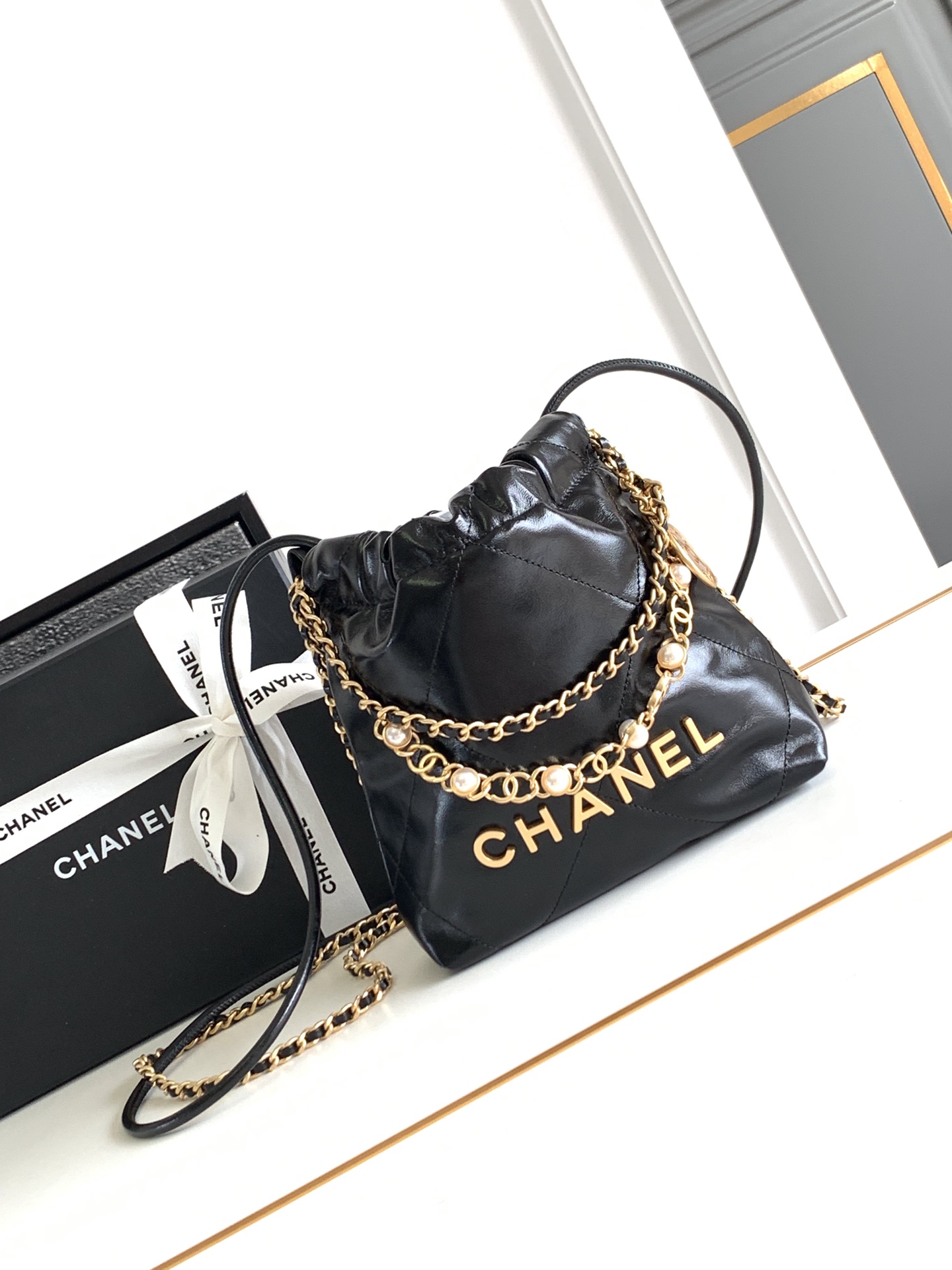 Ch@nel Mini 2024SS Handbags-19*20*6CM