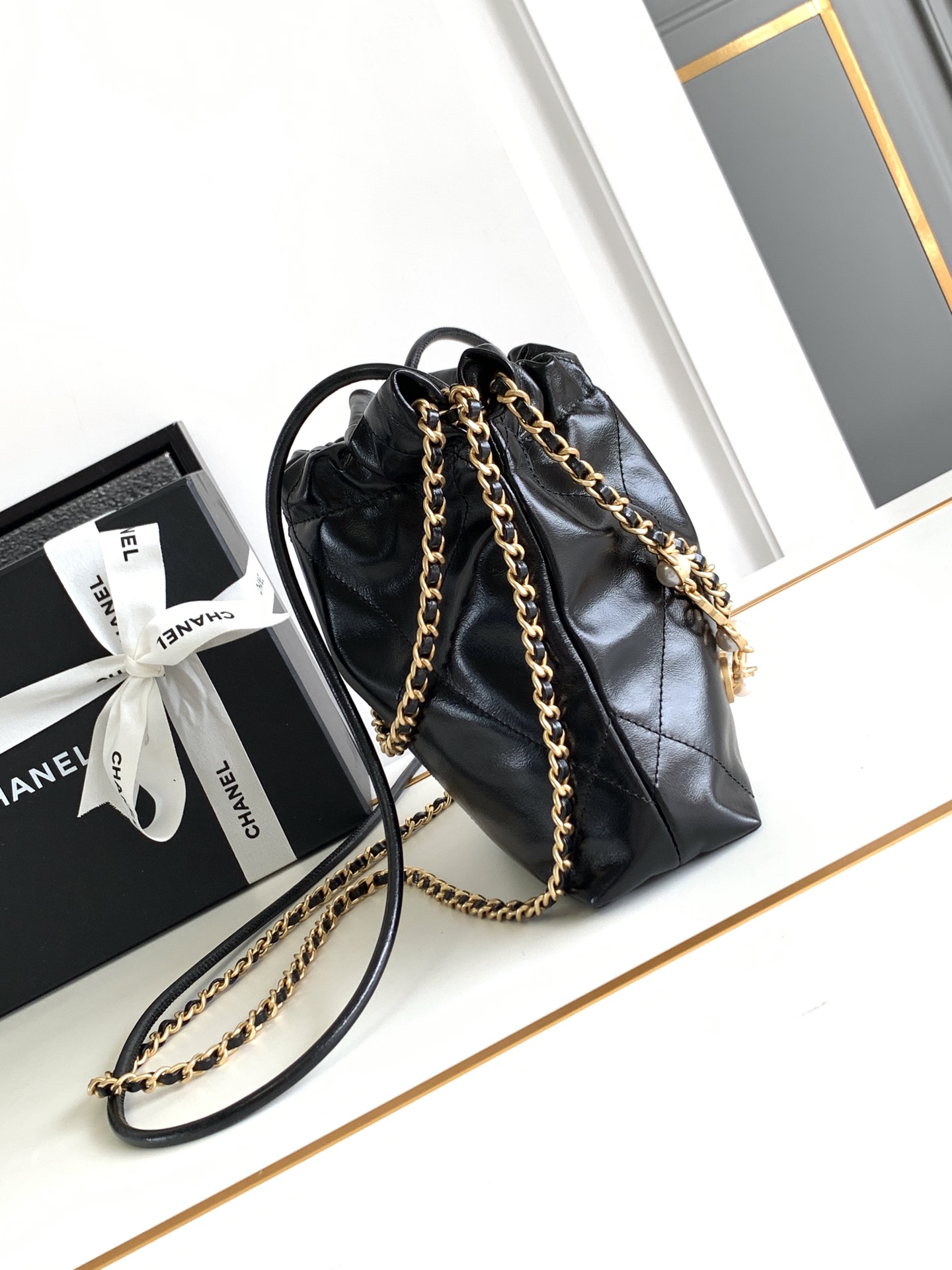 Ch@nel Mini 2024SS Handbags-19*20*6CM