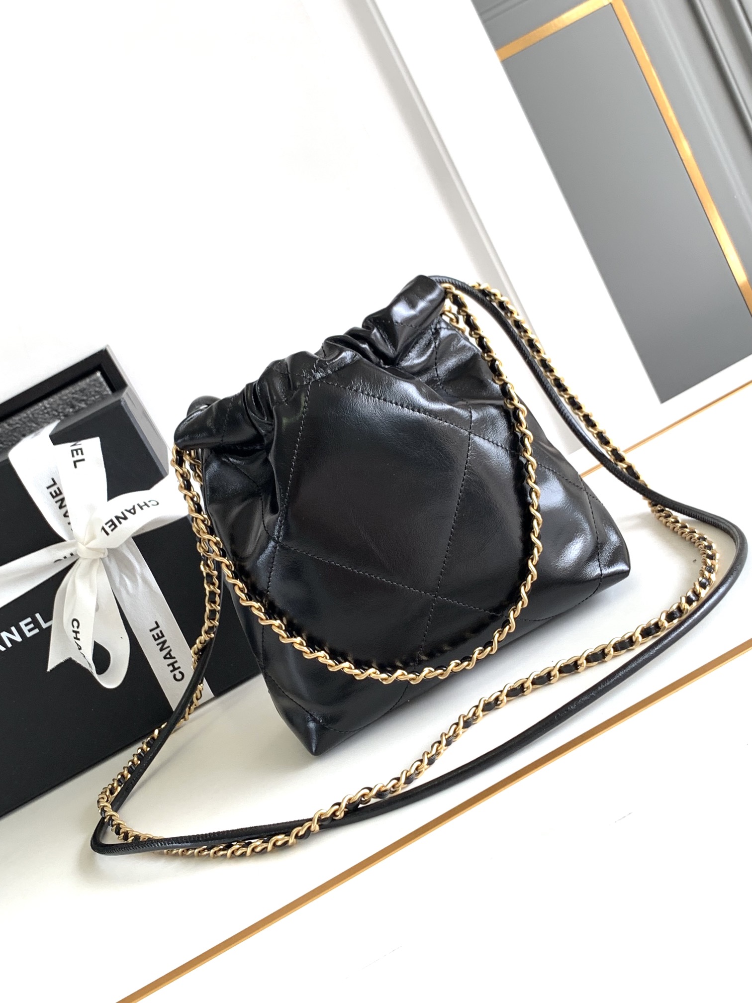 Ch@nel Mini 2024SS Handbags-19*20*6CM