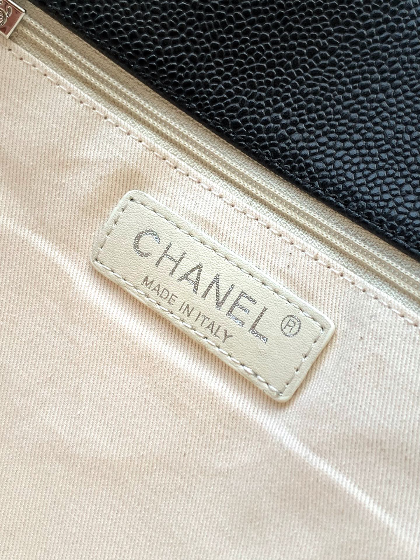 Ch@nel Black Cambon Large Tote-43CM