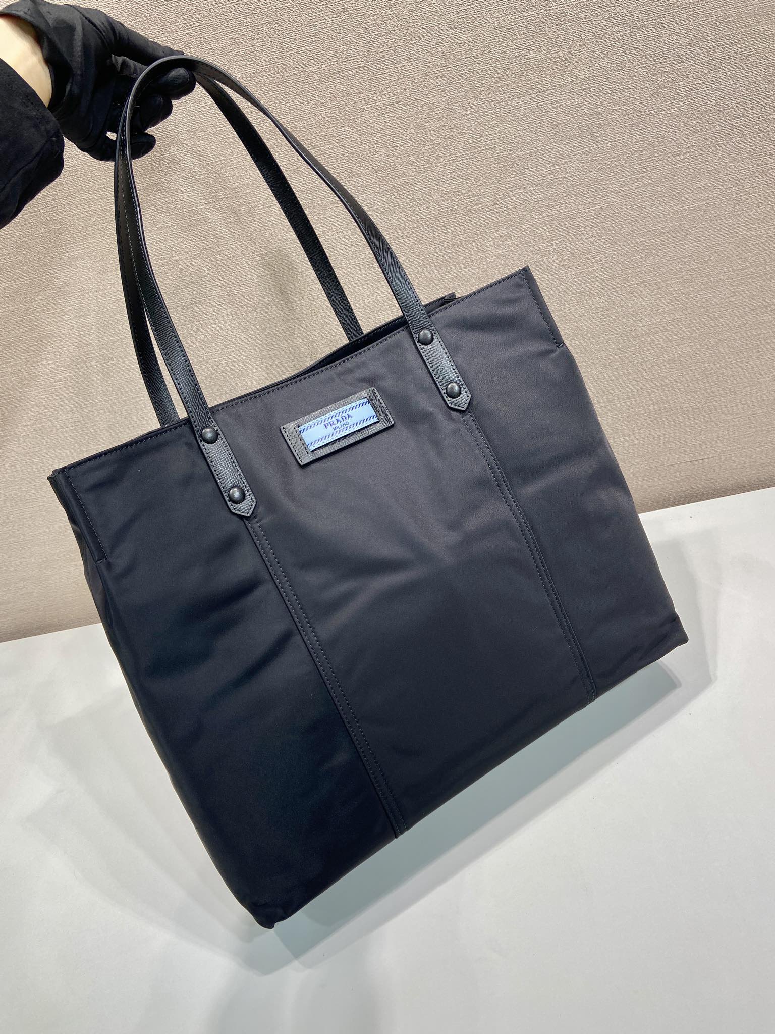 Pra*a Tote Bag-1BG184-40*34*16CM